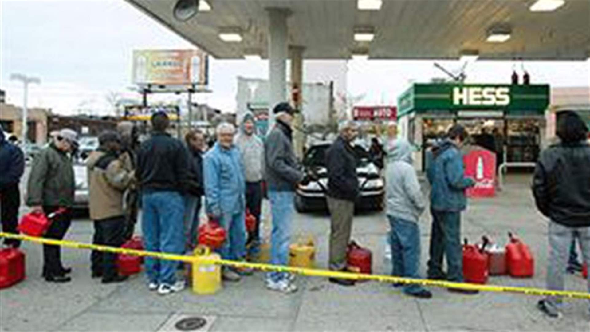 New York rations gasoline; storm victims still in the dark