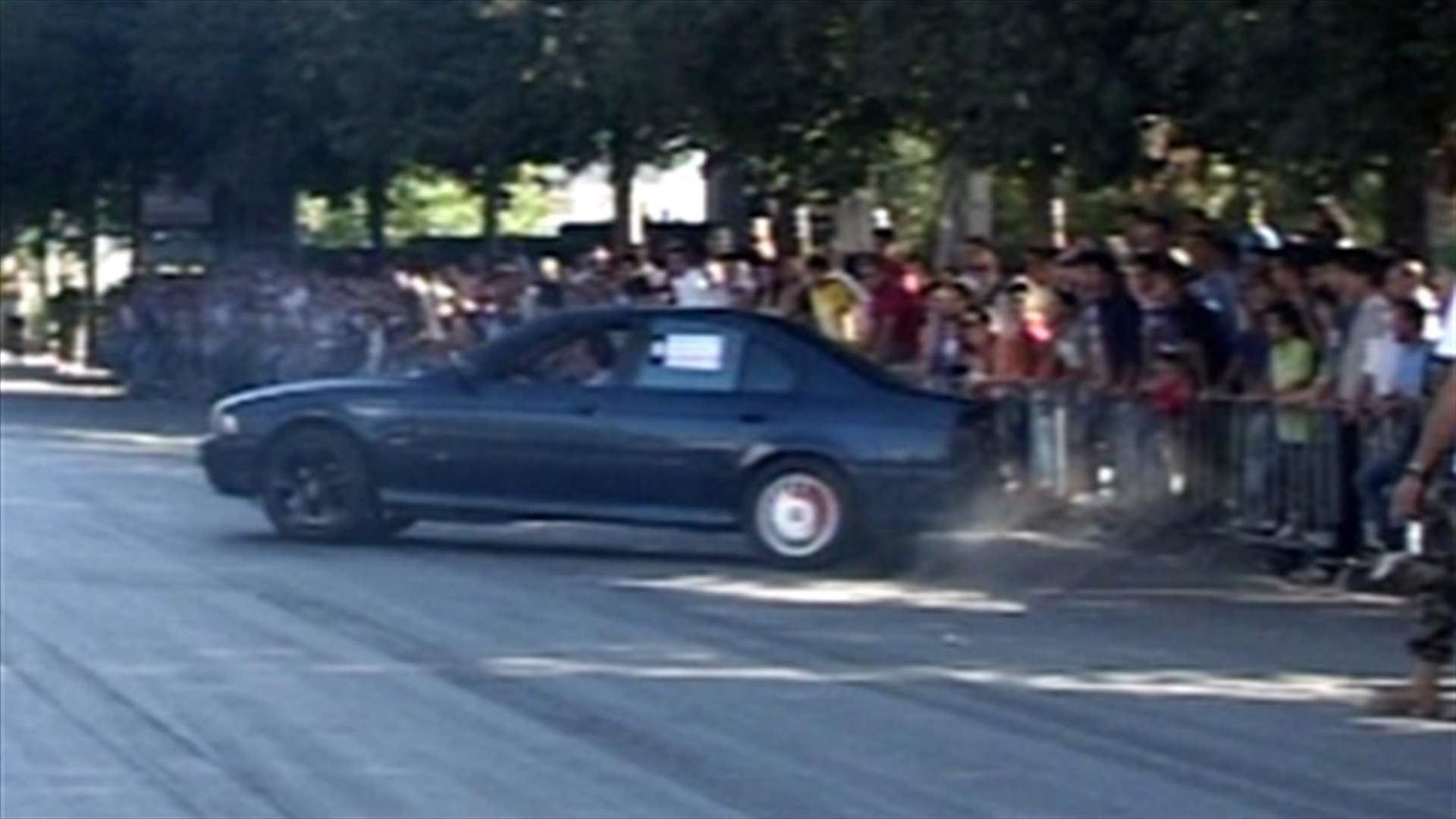 Twelve injured in a car race in Zahle 