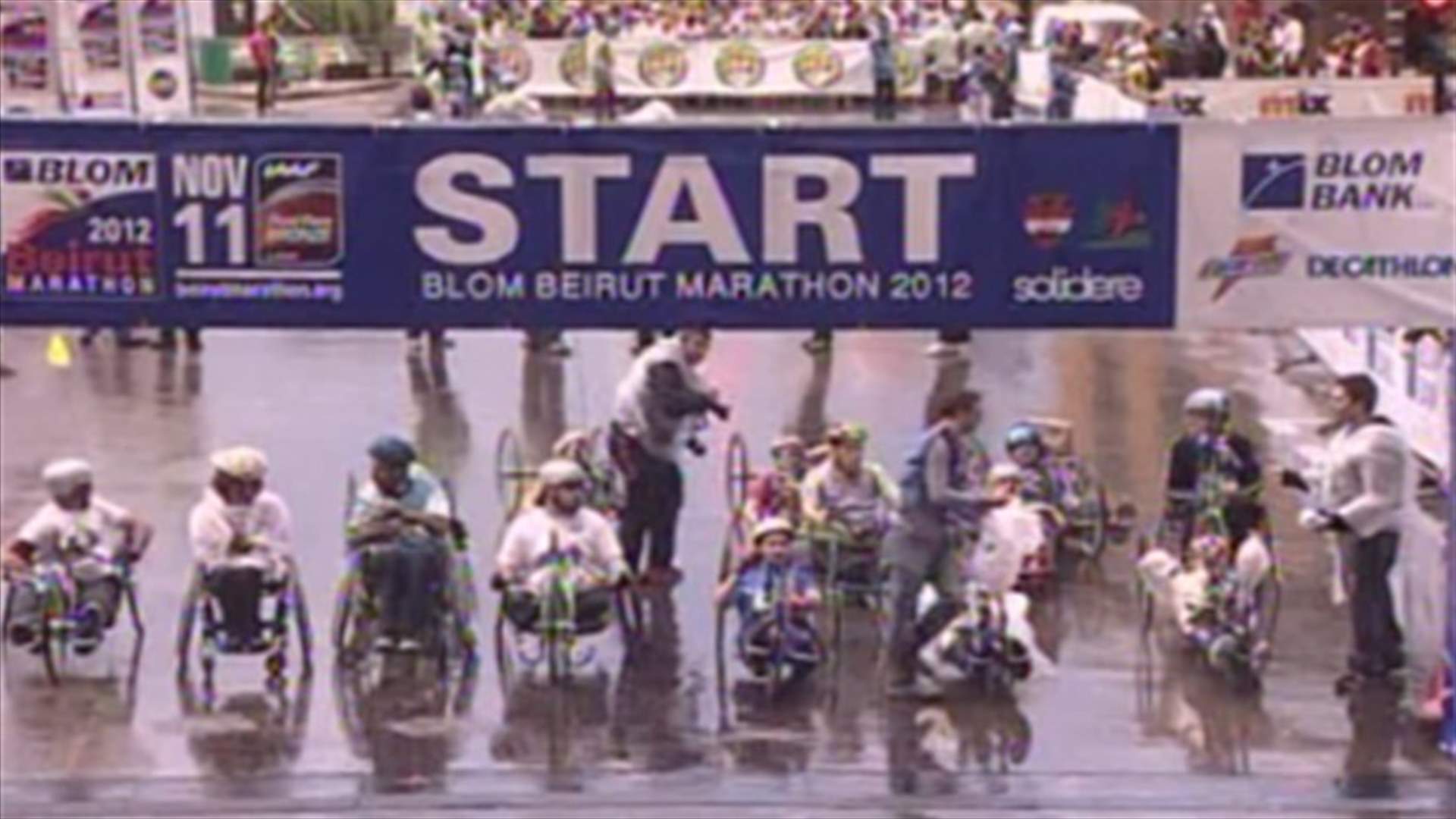 Despite stormy weather, Beirut Marathon witnesses wide participation