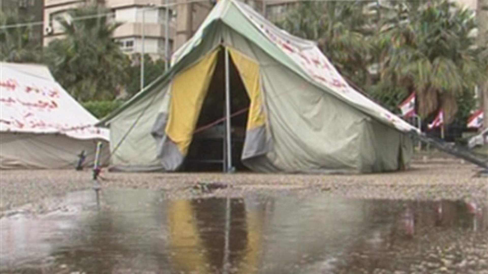 ما مصير خيمة الاعتصام امام منزل ميقاتي بطرابلس؟