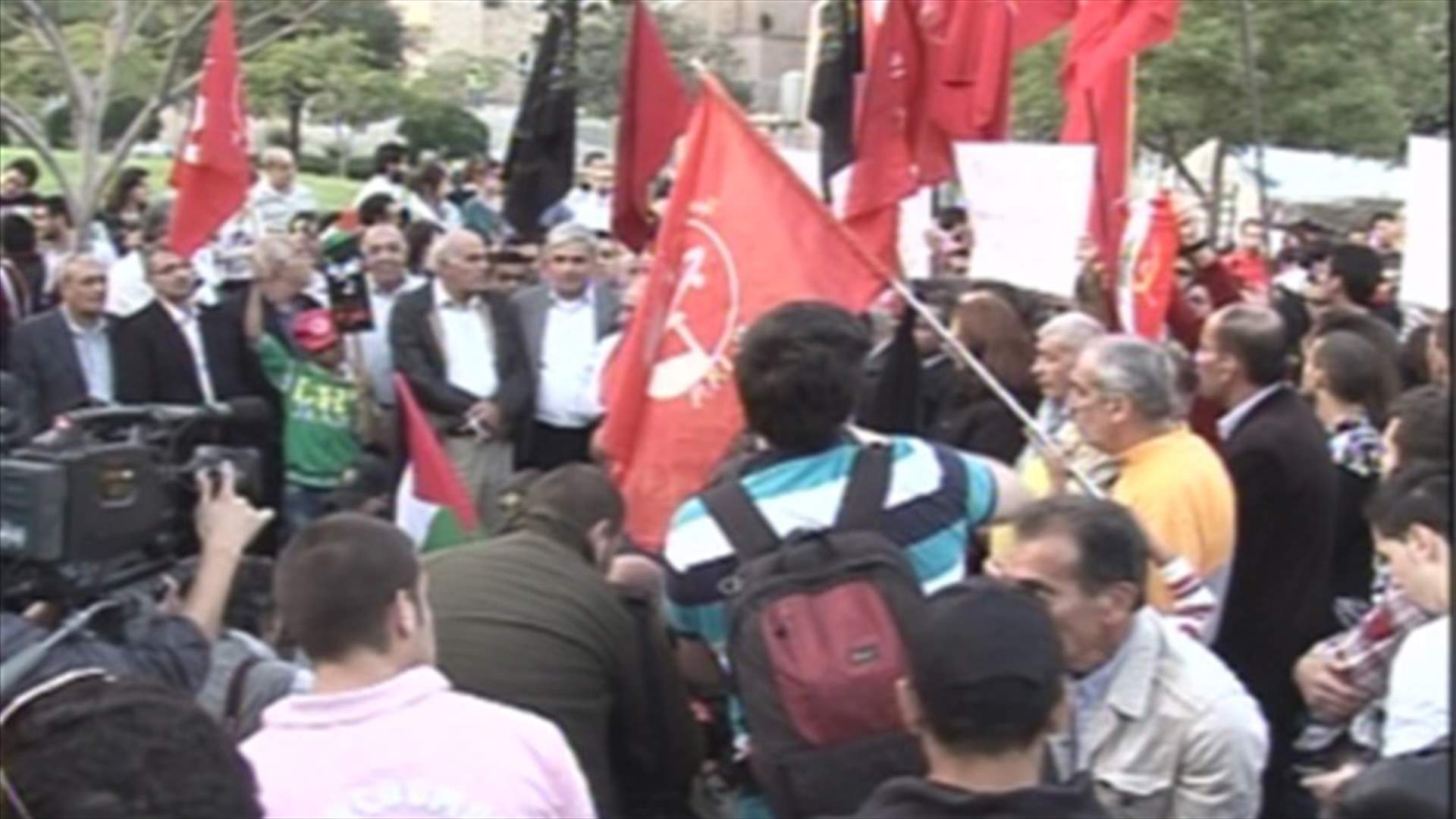 مسيرات تضامنية مع قطاع غزة في لبنان