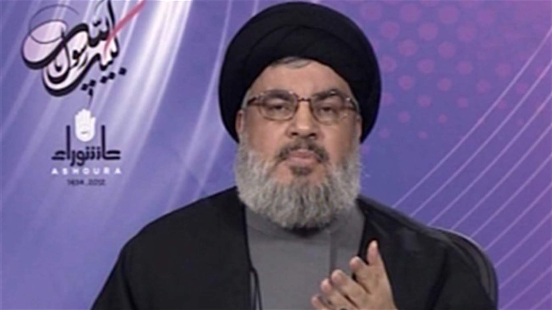 Nasrallah: Preoccupied with its own problems, Syria cannot support Gaza 
