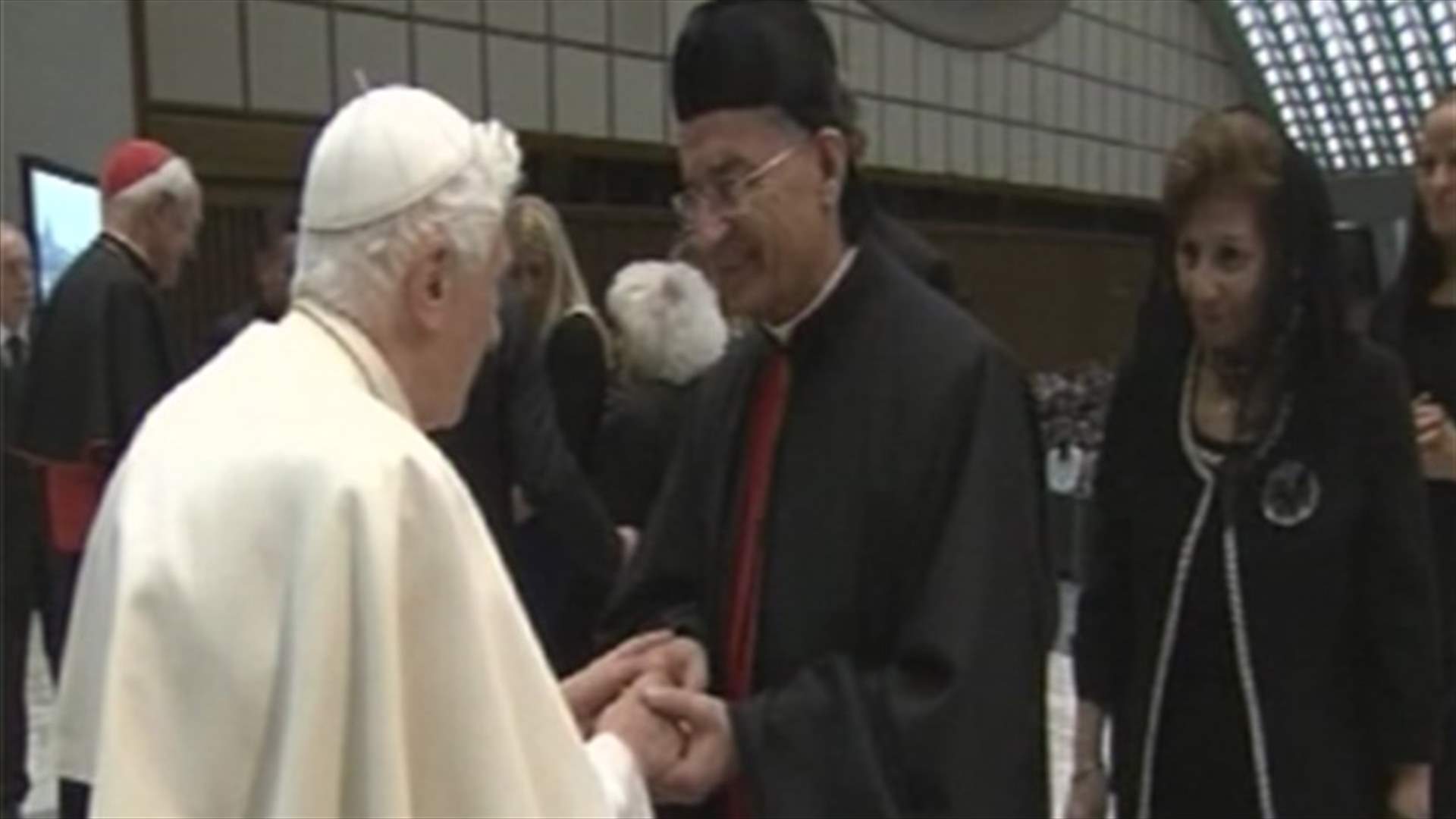 Pope Benedict XVI meets with new cardinals 