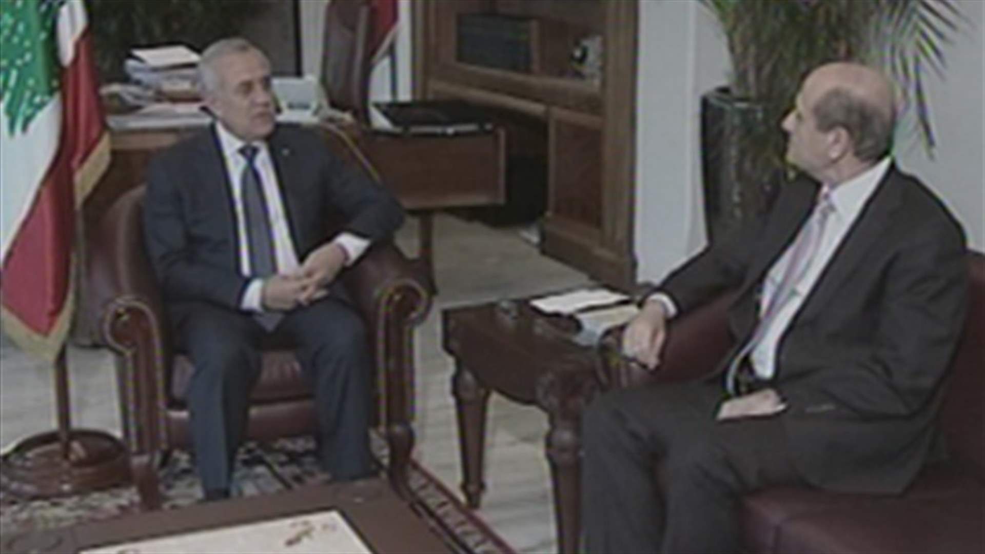 Sleiman, Charbel hold talks; discuss electoral preparations