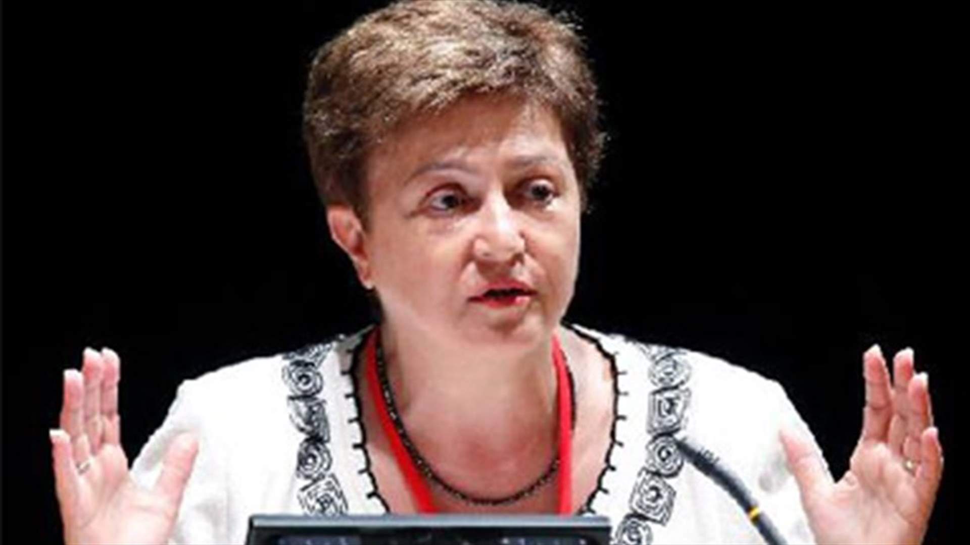 Georgieva visits Syrian refugees in the Bekaa 