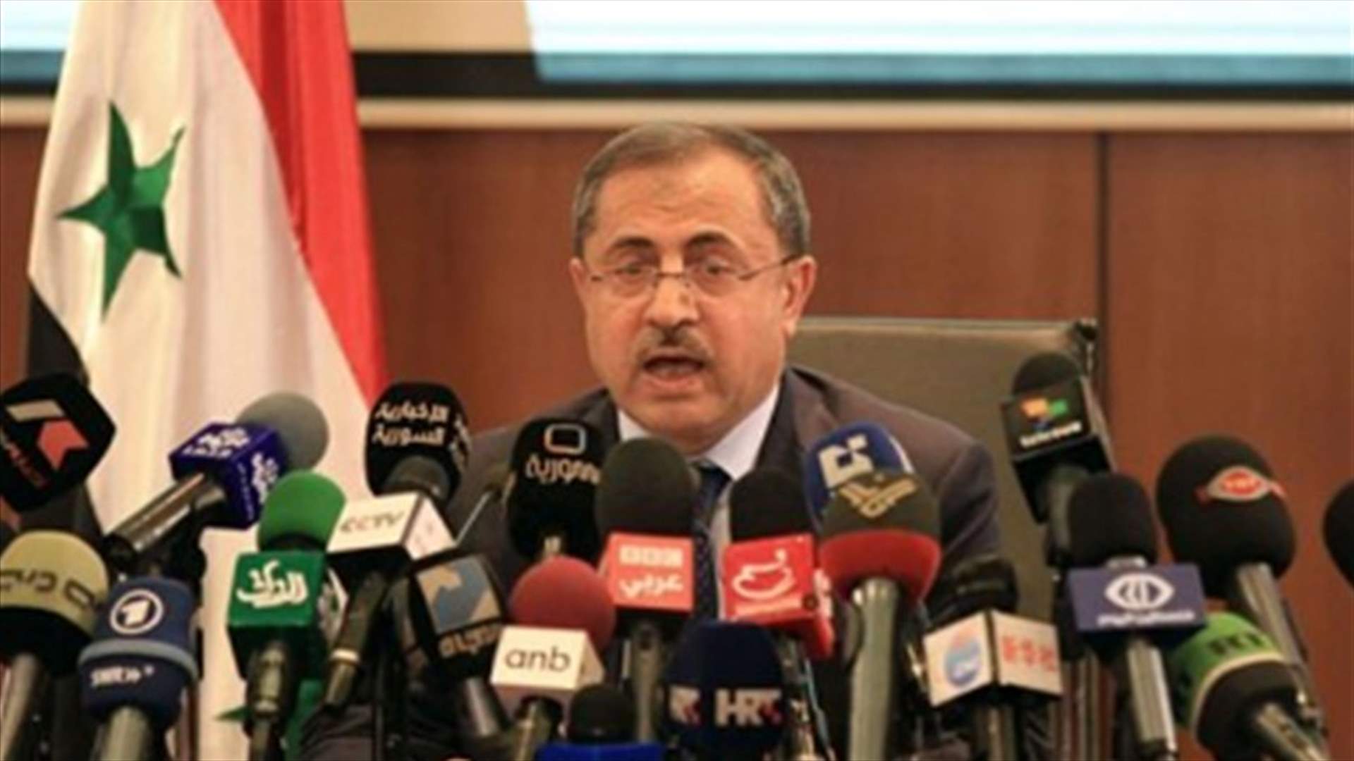 Syrian Interior Minister in Beirut for treatment -sources