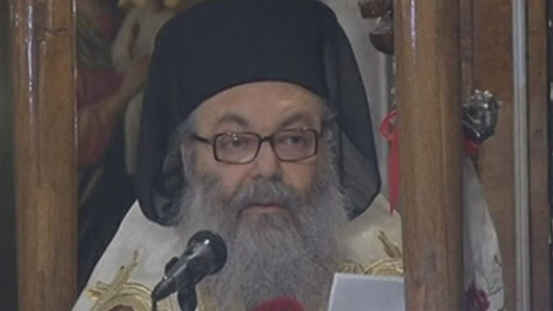 Patriarch Yazigi calls for peace and dialogue in Syria