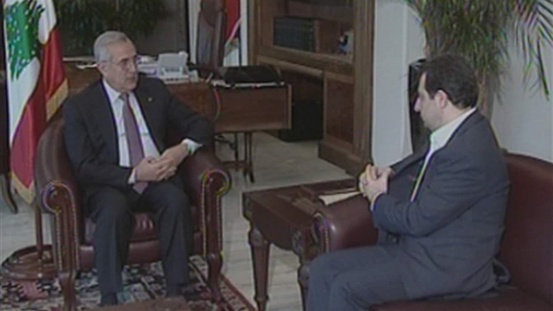 Sleiman holds several meetings in Baabda, discusses current issues