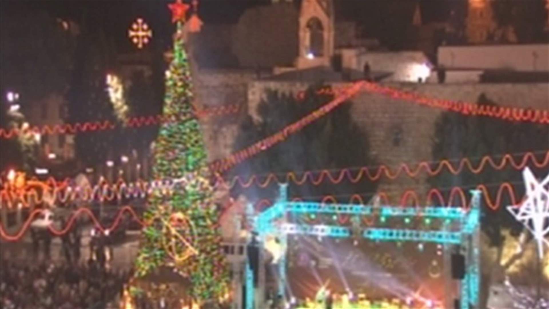 اول عيد ميلاد في بيت لحم بعد الاعتراف بفلسطين 