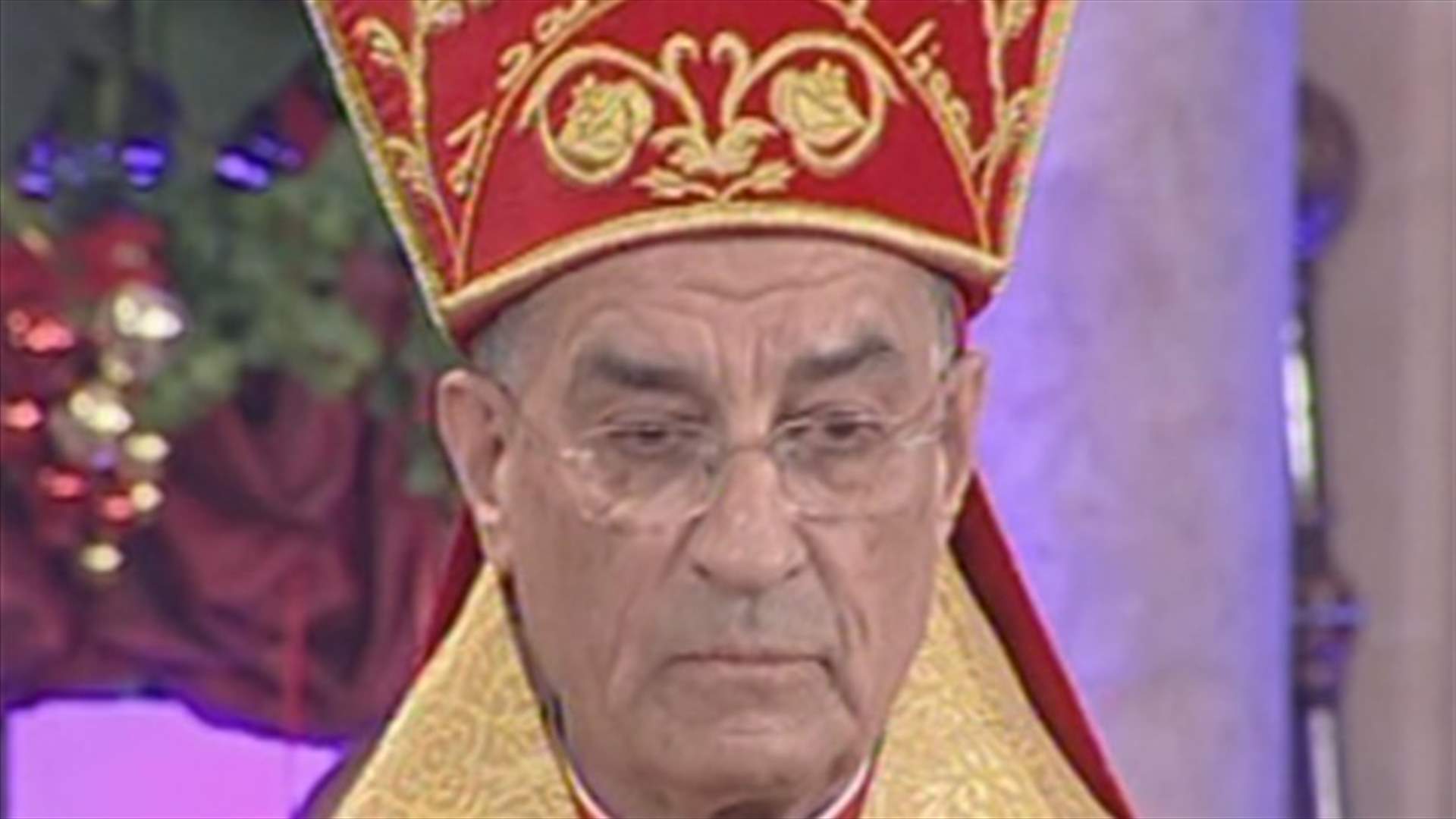 Maronite Patriach Rai holds Christmas mass in Bkerke