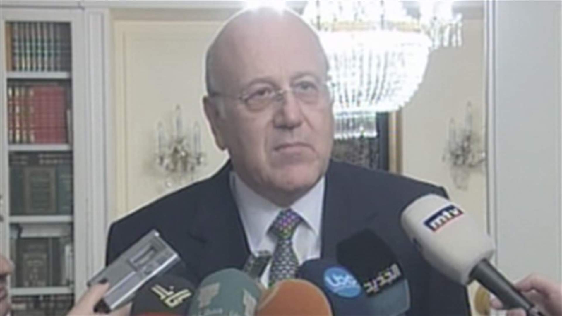Mikati presents solution proposal to Mufti Qabbani