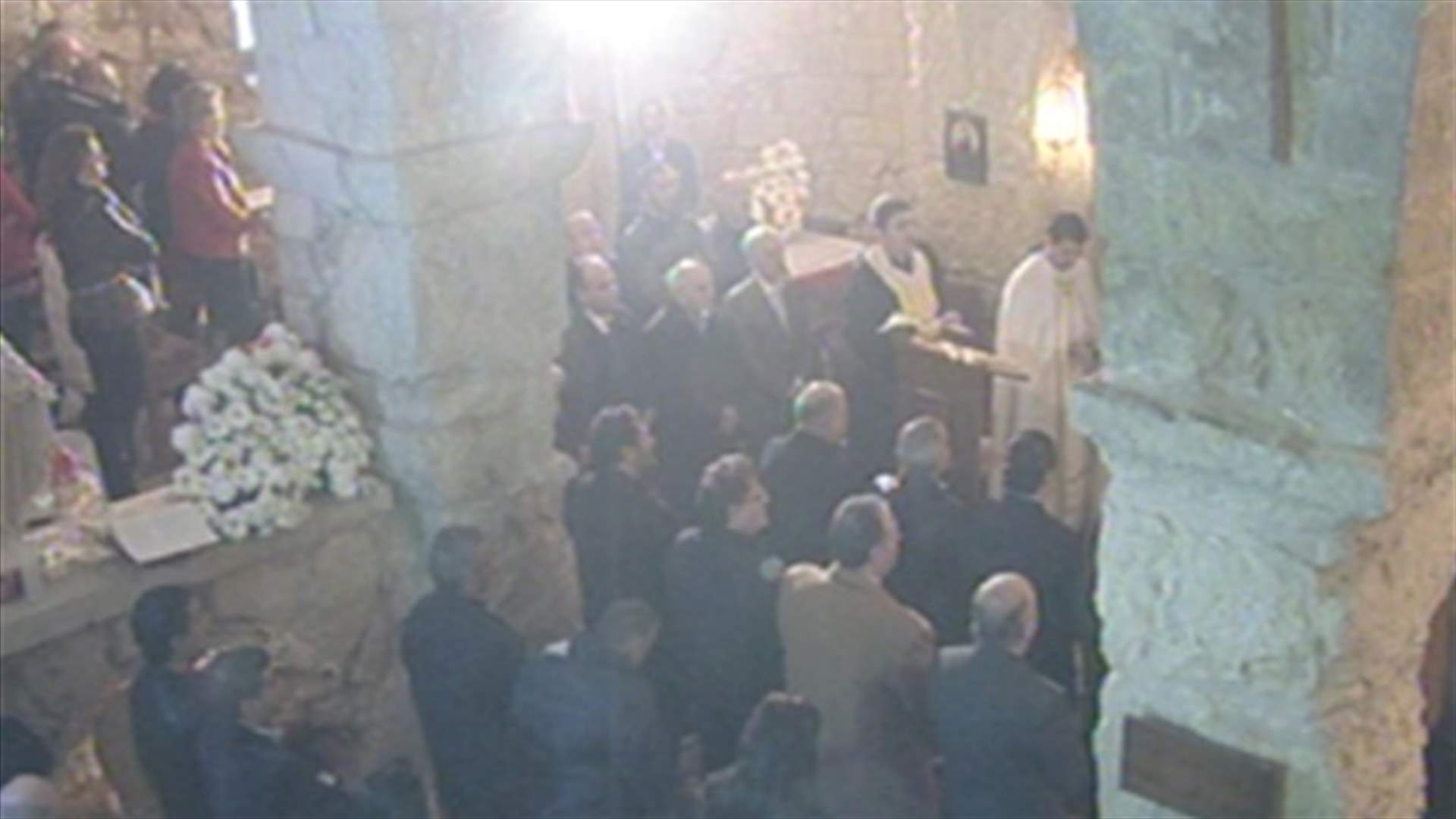 قداس على نية شهداء القوات اللبنانية في سيدة إيليج