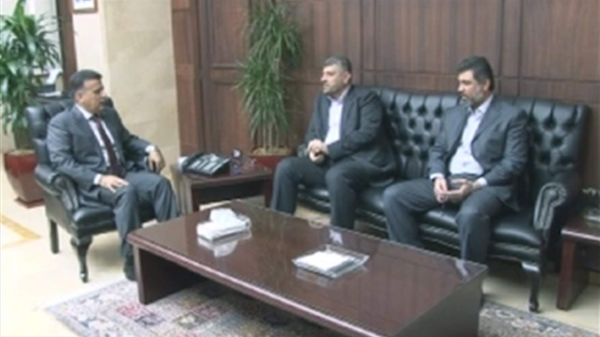 Abbas Ibrahim, Palestinian ambassador to Lebanon discuss issue of displaced 