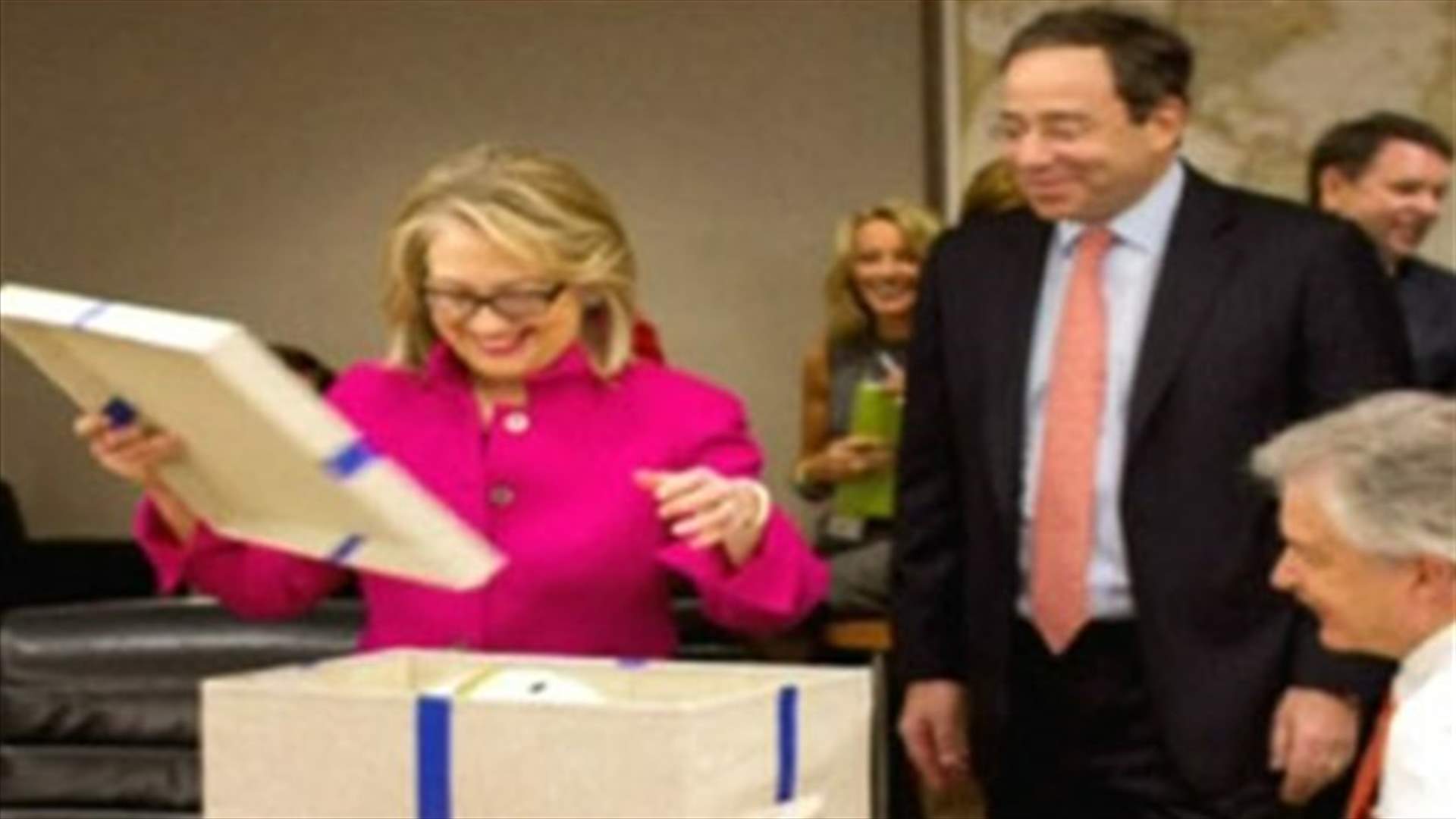 Hilary Clinton welcomed back after month-long absence