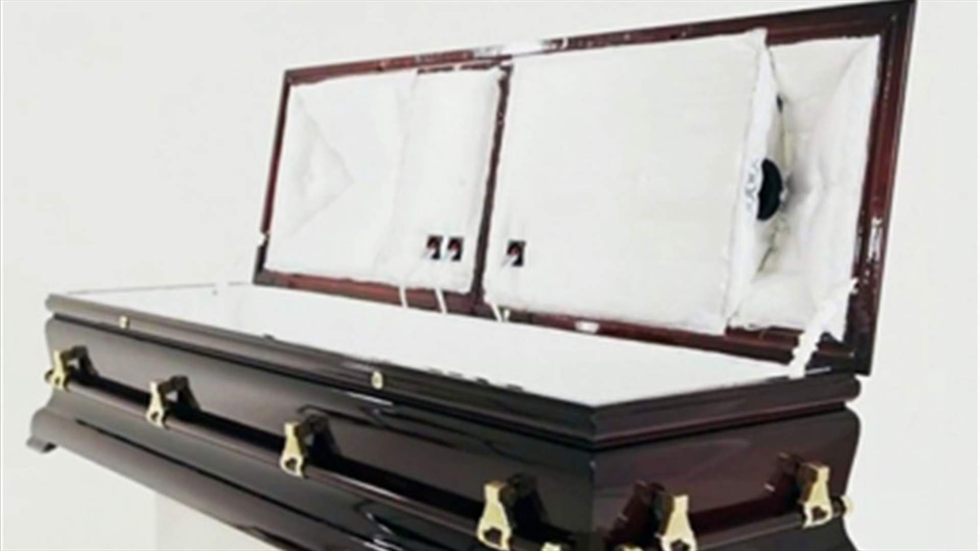 Man builds coffin with surround-sound system