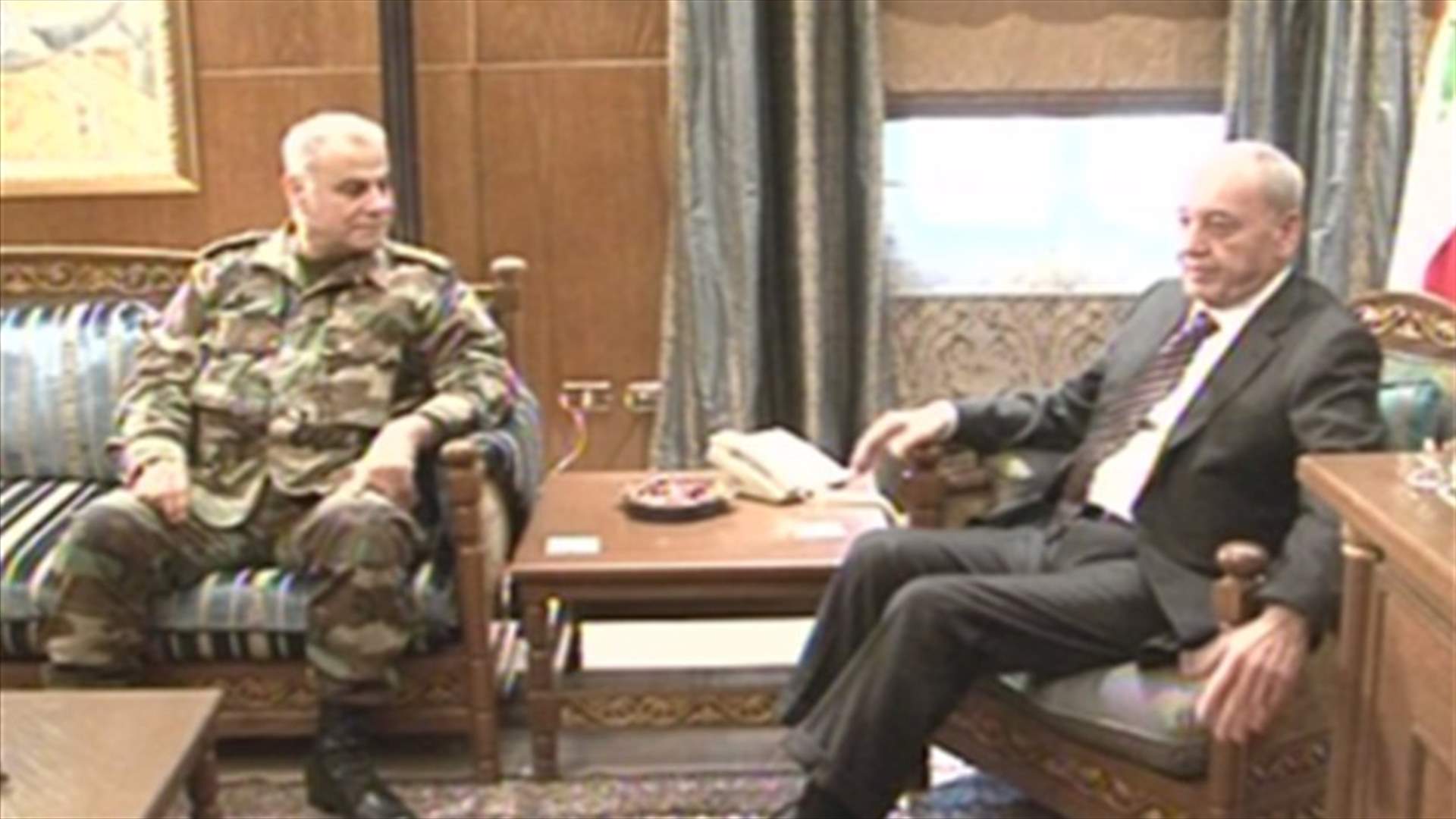Berri, Kahwaji discuss security situation in Ain el Tineh 