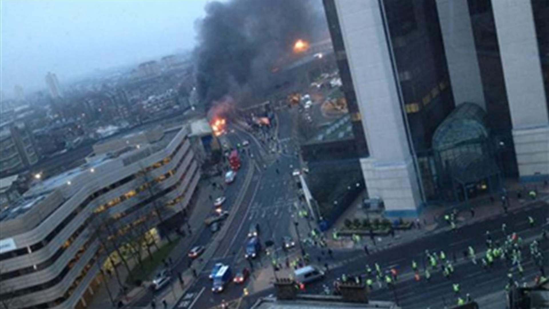 Two dead in helicopter crash in central London