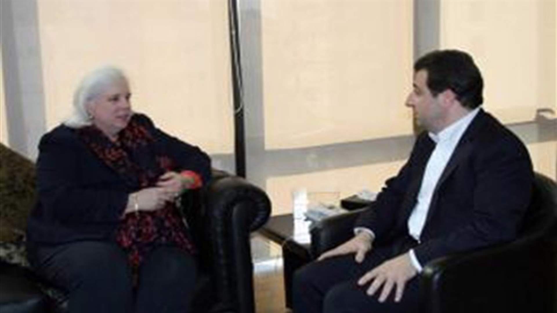 Minister Abou Faour meets US Ambassador Connelly