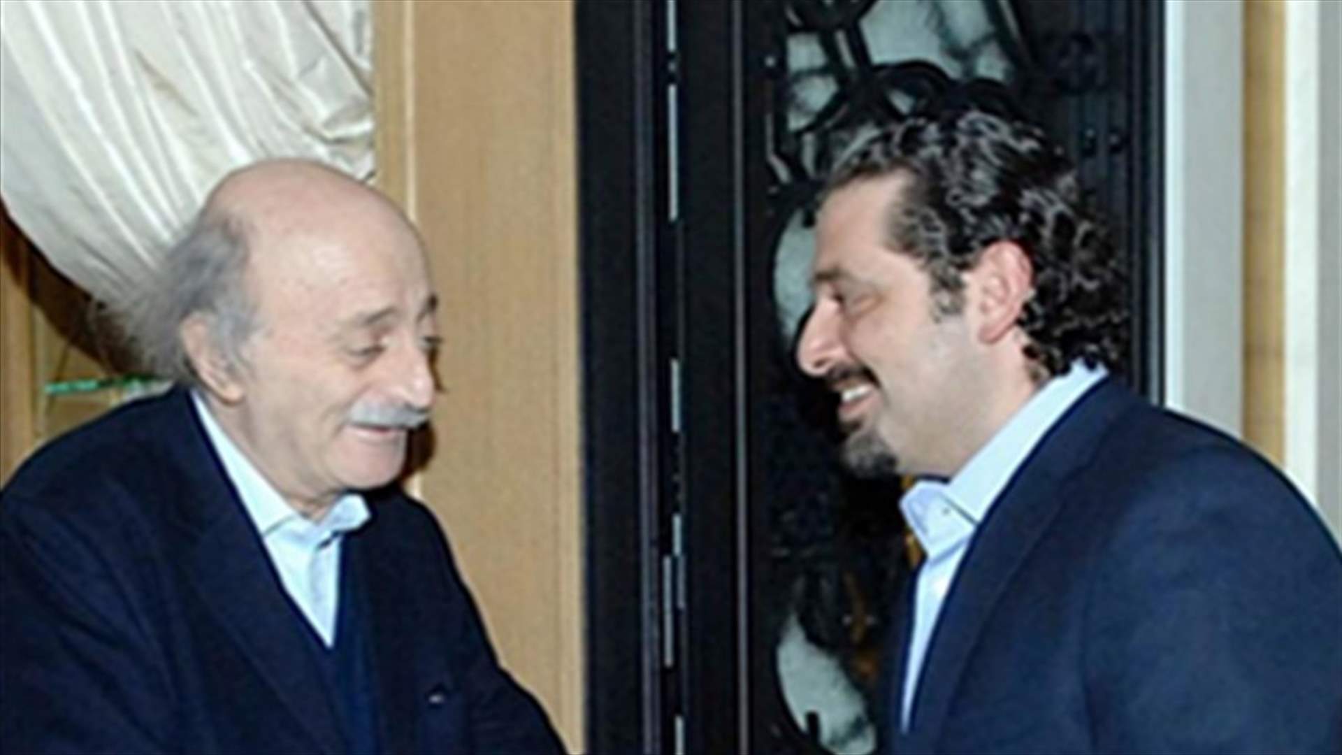 اجواء ود ومصارحة سادت لقاء جنبلاط-الحريري بباريس...