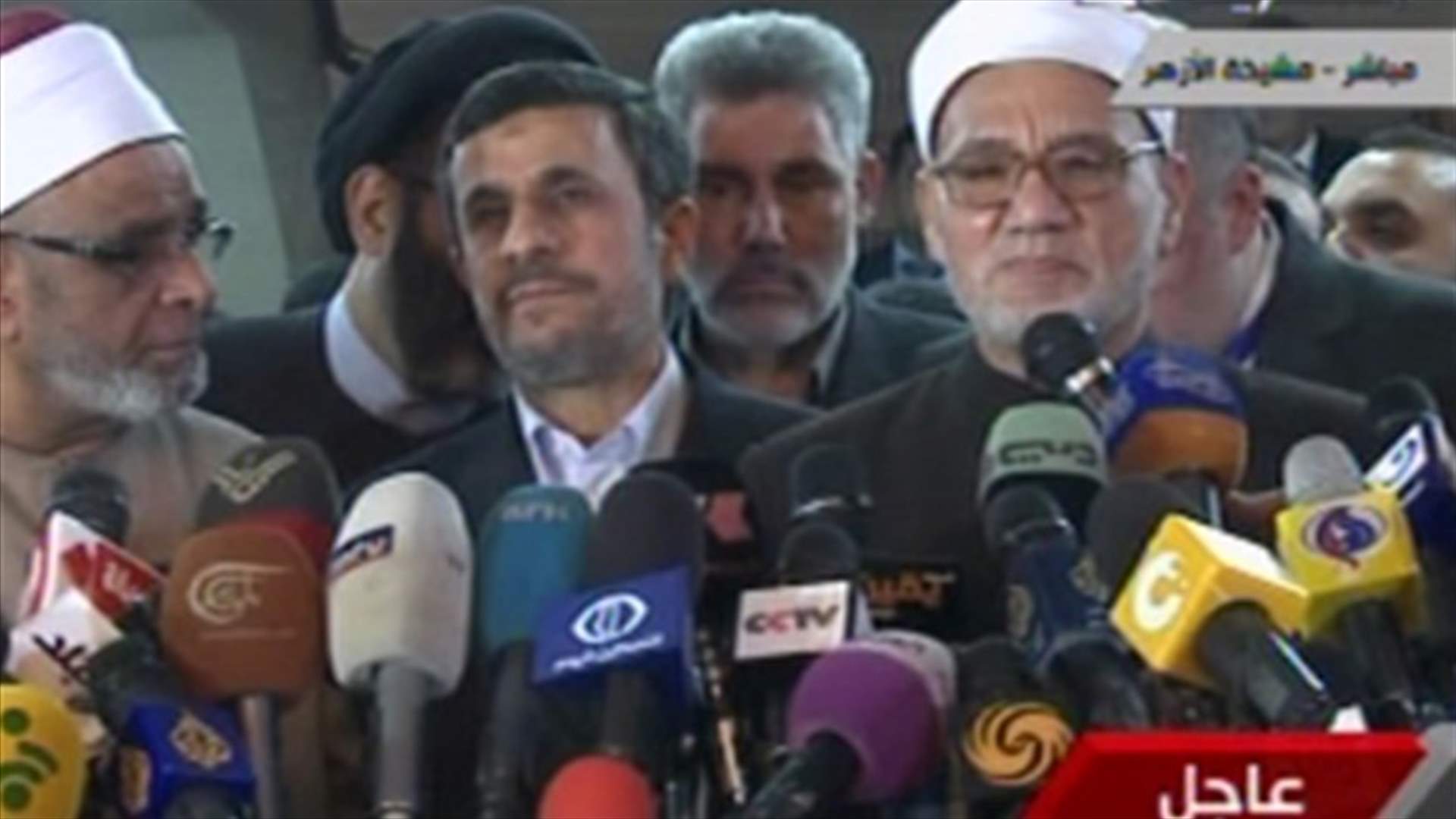 شيخ الأزهر يطالب أحمدي نجاد بعدم التدخل بشؤون دول الخليج
