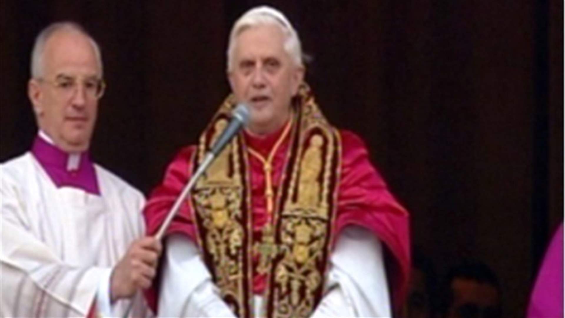البابا بينيديكتوس يستقيل...والبابا الجديد قبل نهاية آذار
