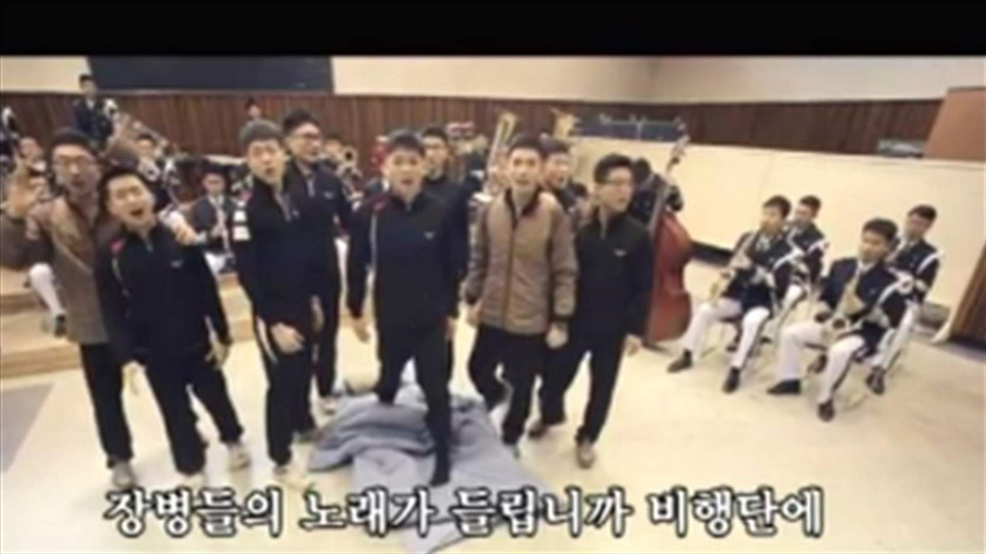 Singing Korean airmen score a hit with love, snow and "Les Mis"