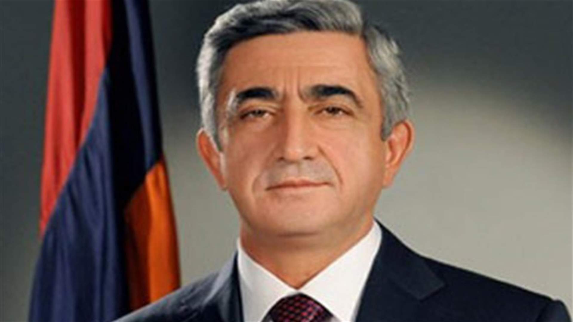 Armenian president Sarkisian re-elected