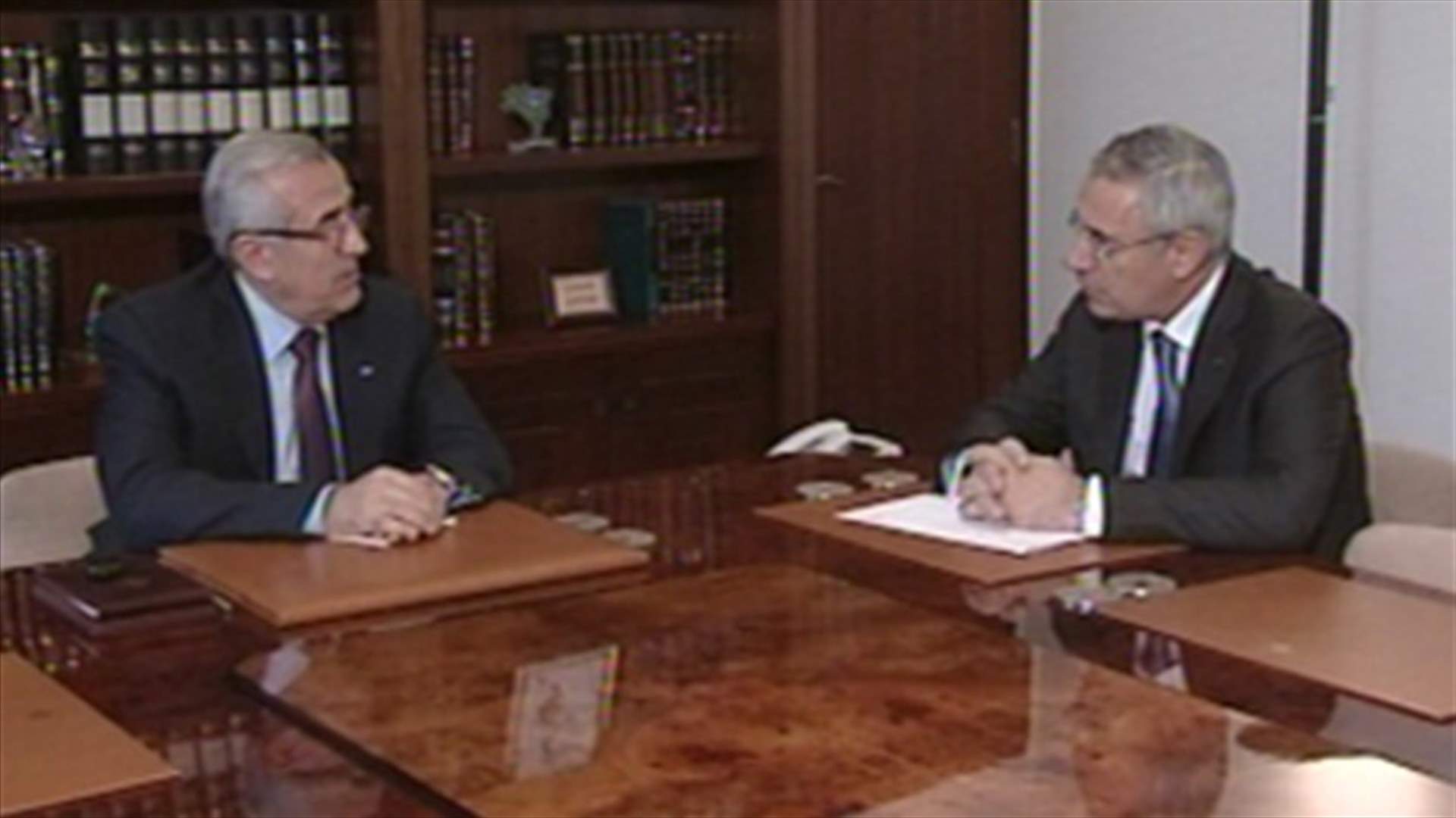 Charbel briefs Sleiman on Islamist file