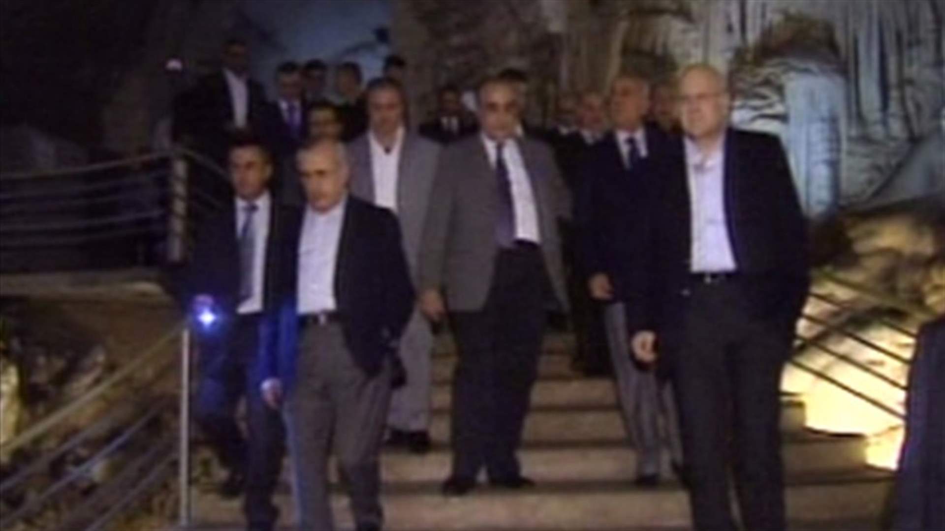 Sleiman urges the Lebanese to vote for Jeita Grotto 