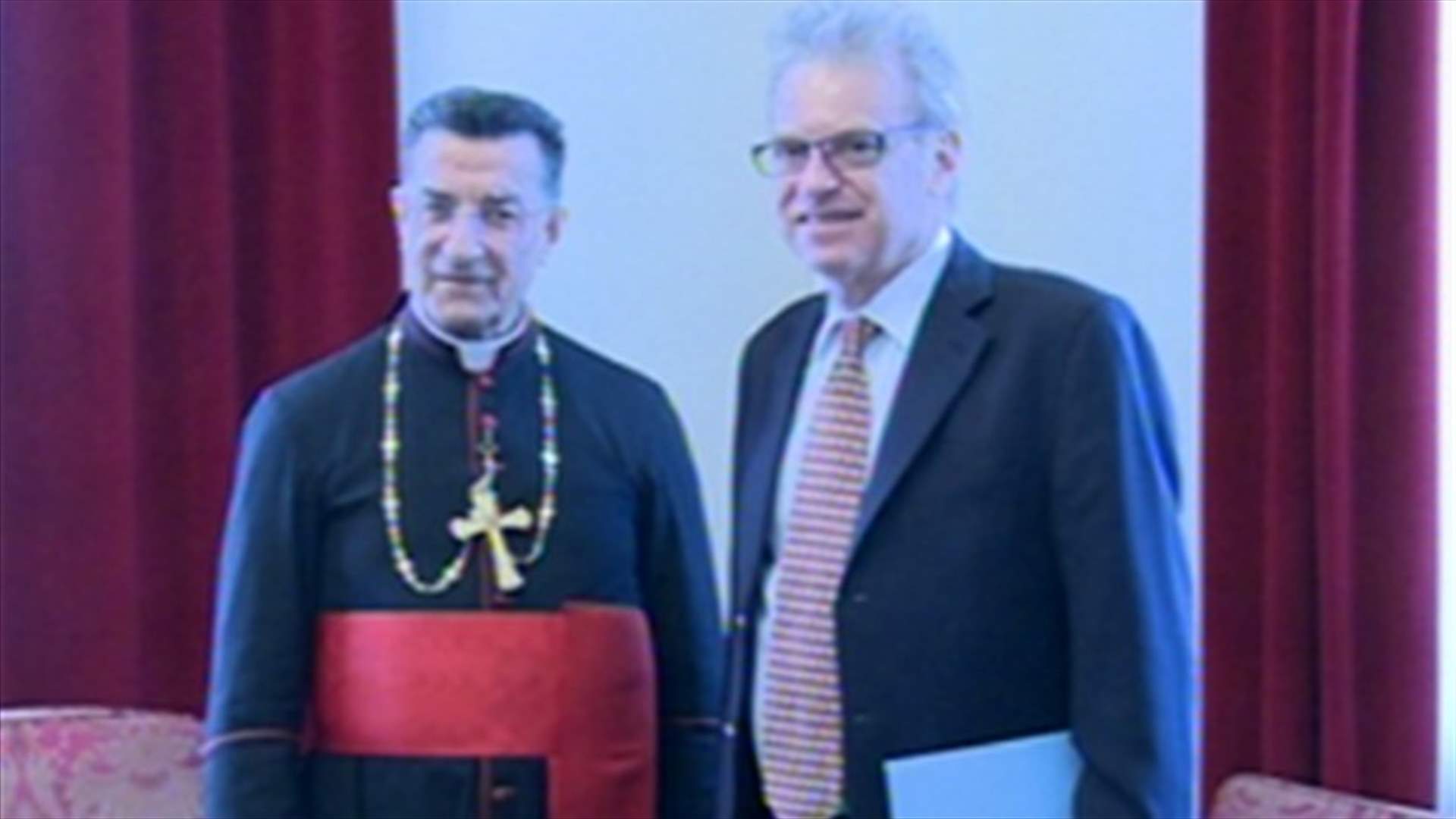 Patriarch Rai meets French ambassador