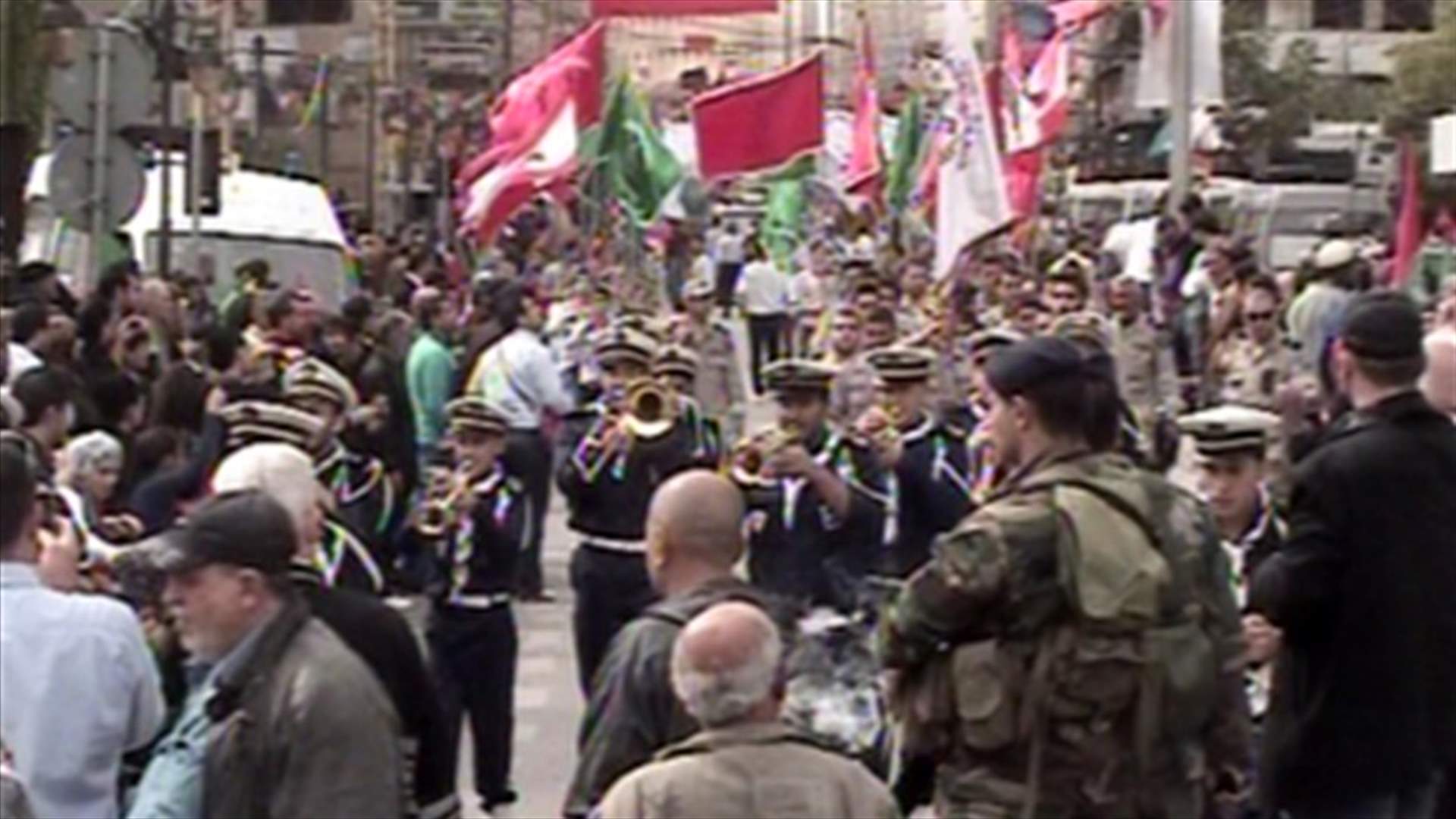 Tribute march in Sidon in memory of martyr Maarouf Saad