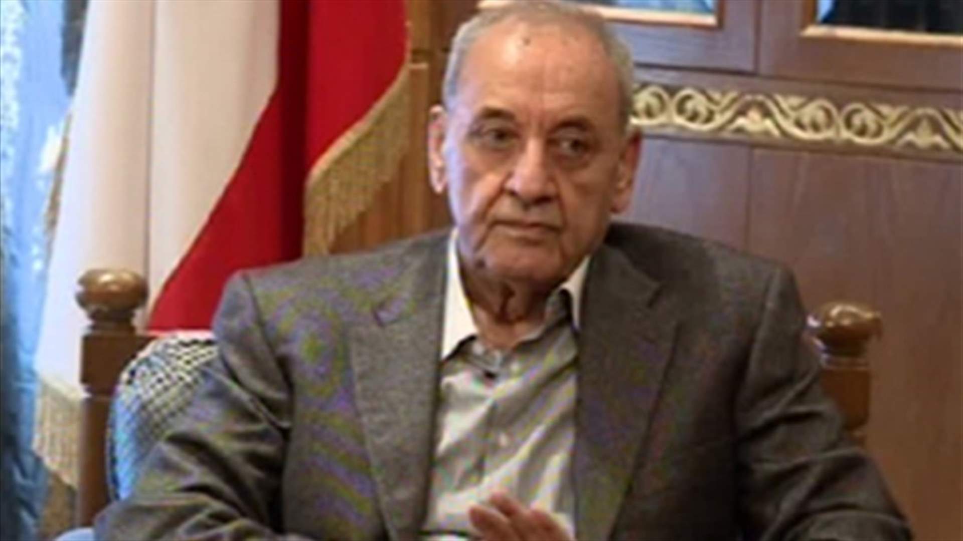 Berri expresses discontent with inking electoral decree