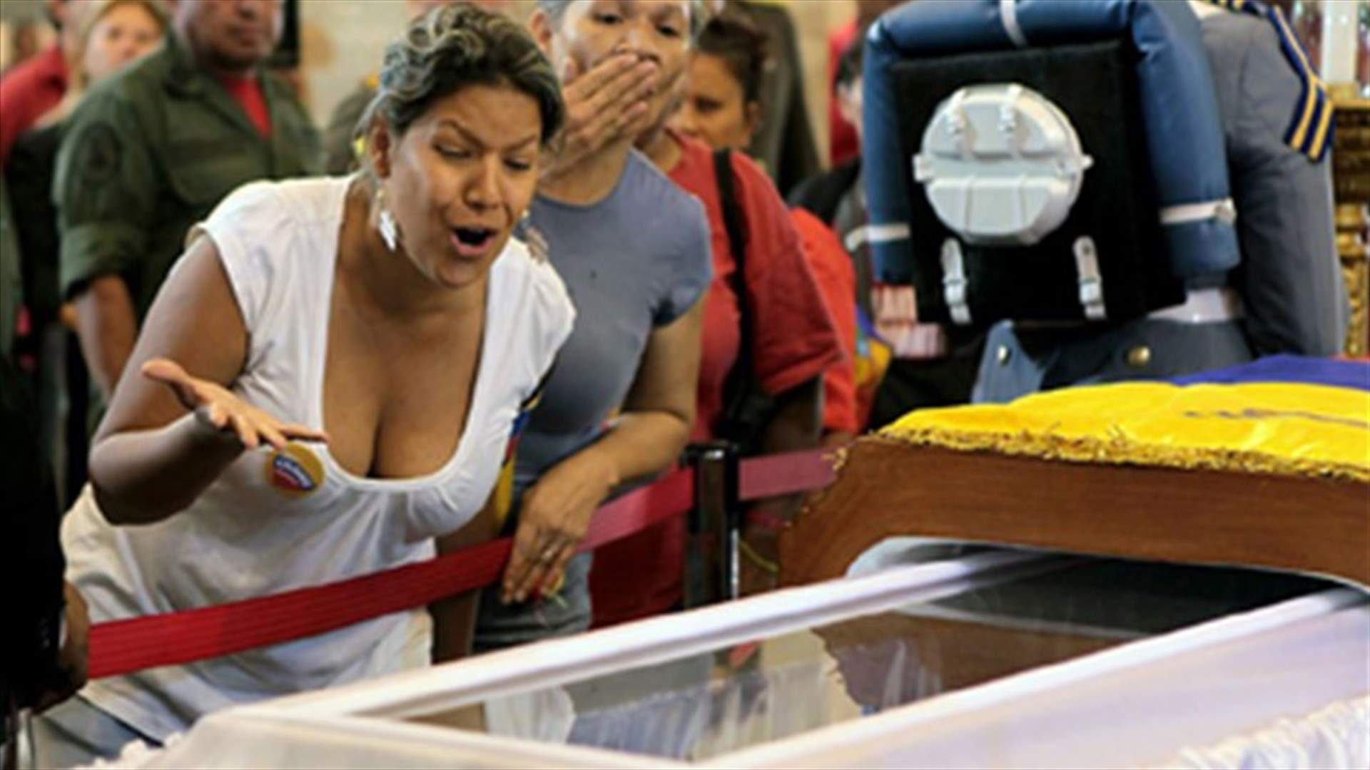 A funeral, and a swearing in, for Venezuela