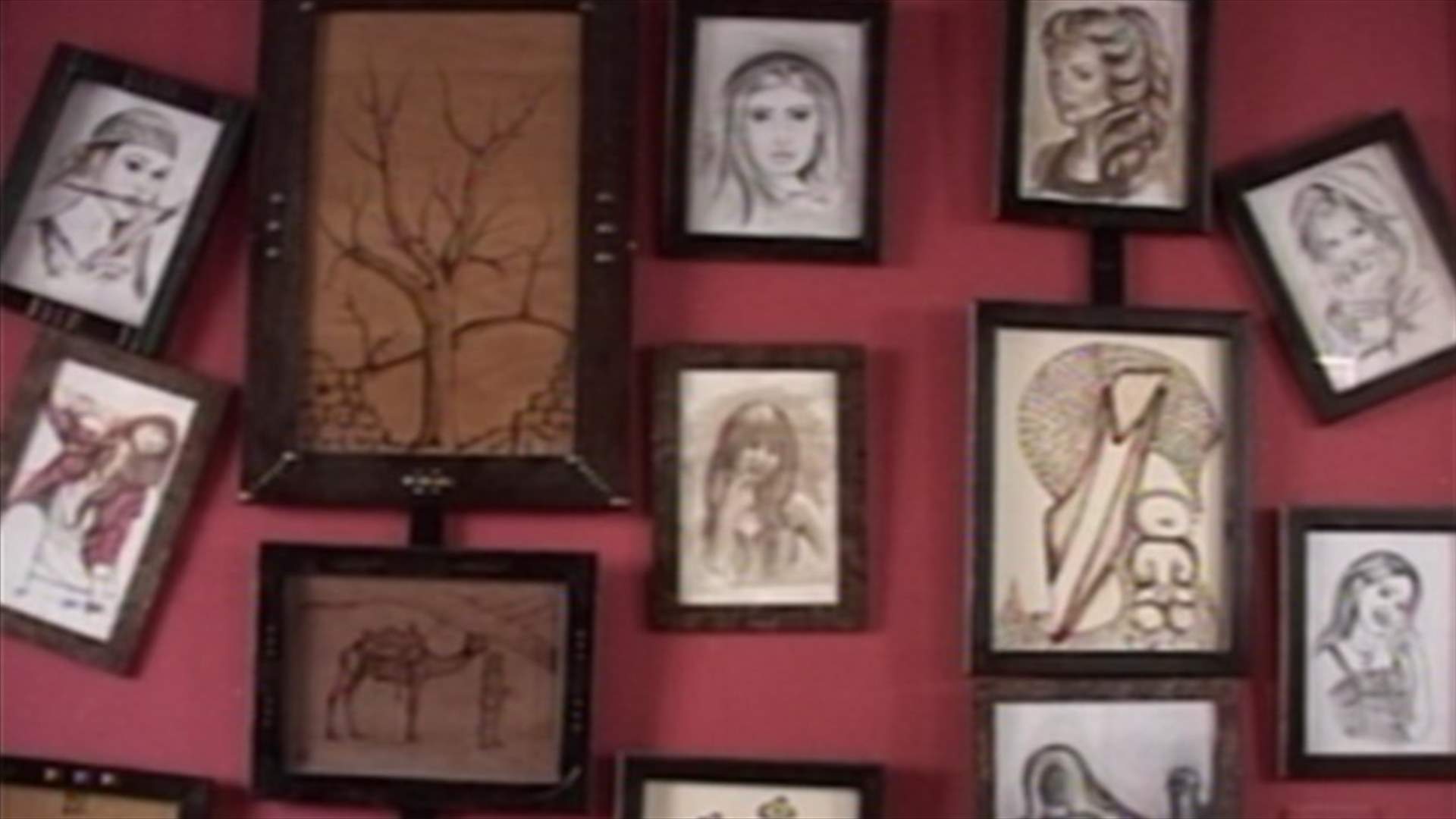 REPORT: Palestinian girl paints using coffee 