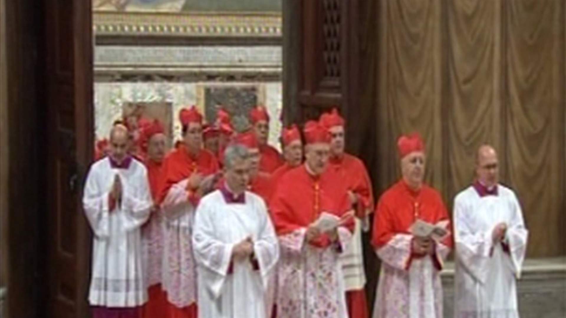 Sistine Chapel doors shut, conclave begins