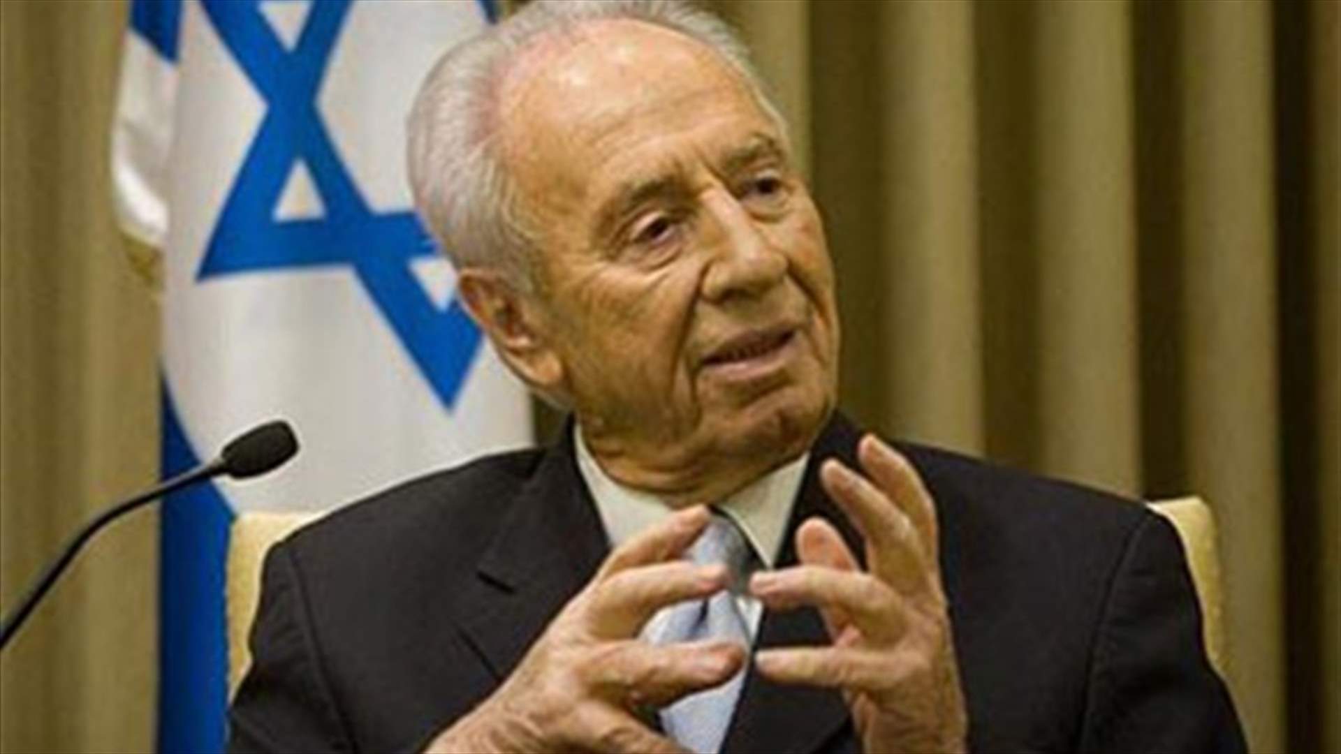 Peres urges further Arab intervention in Syria