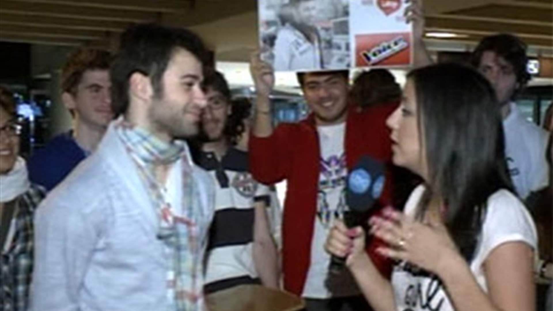 REPORT: Lebanese singer Anthony Touma arrives in Lebanon                