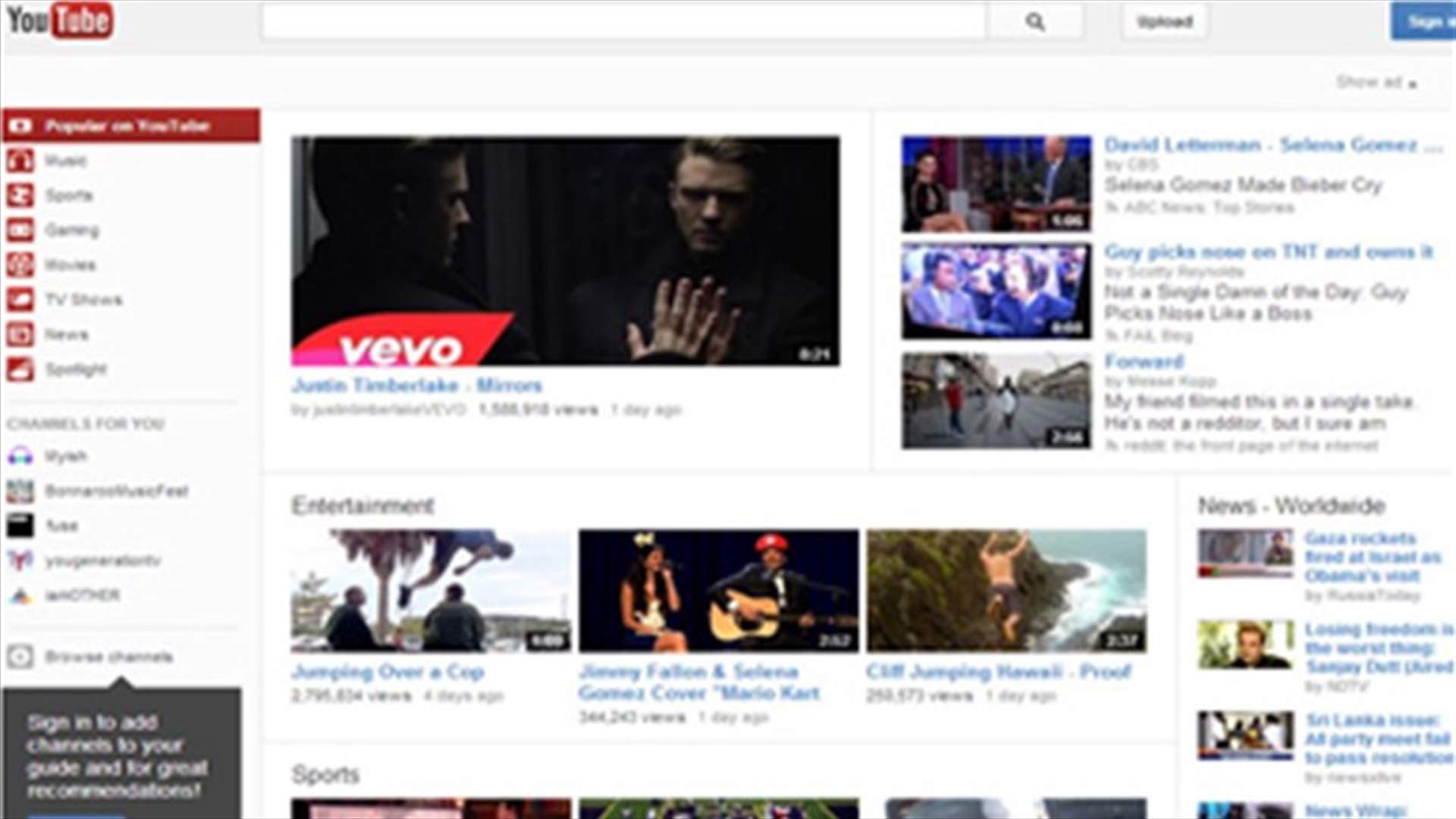 YouTube says has 1 billion monthly active users