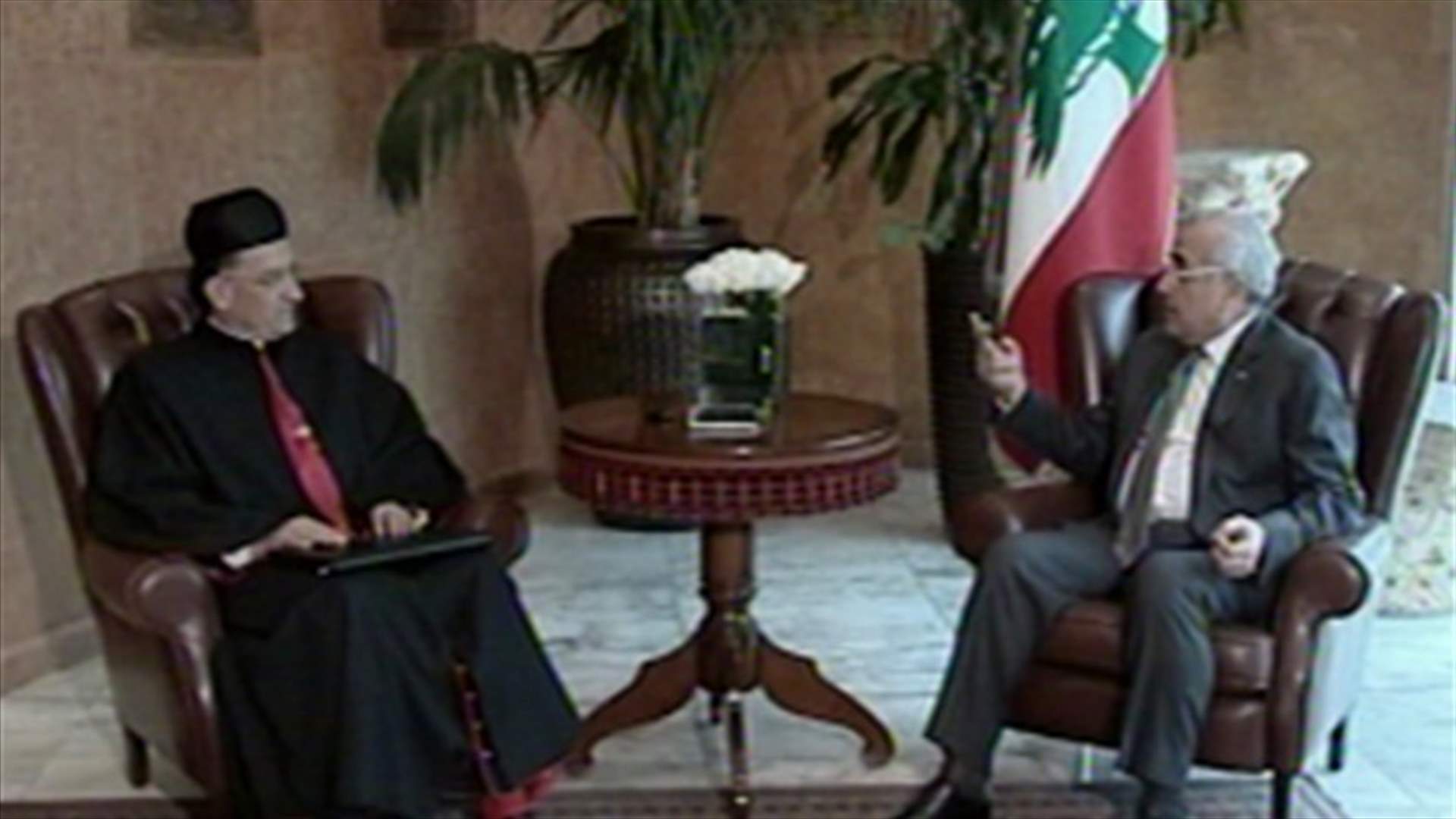 لقاء بين سليمان والراعي في بكركي