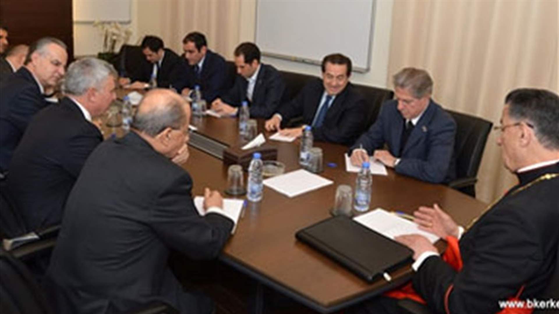 Cardinal Rai holds meeting with Christian leaders in Bkerke