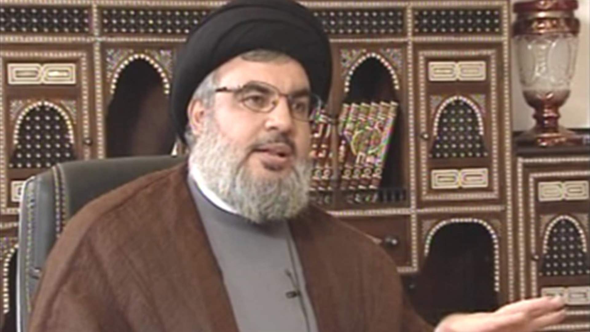 Nasrallah addresses turbulent changes in the region
