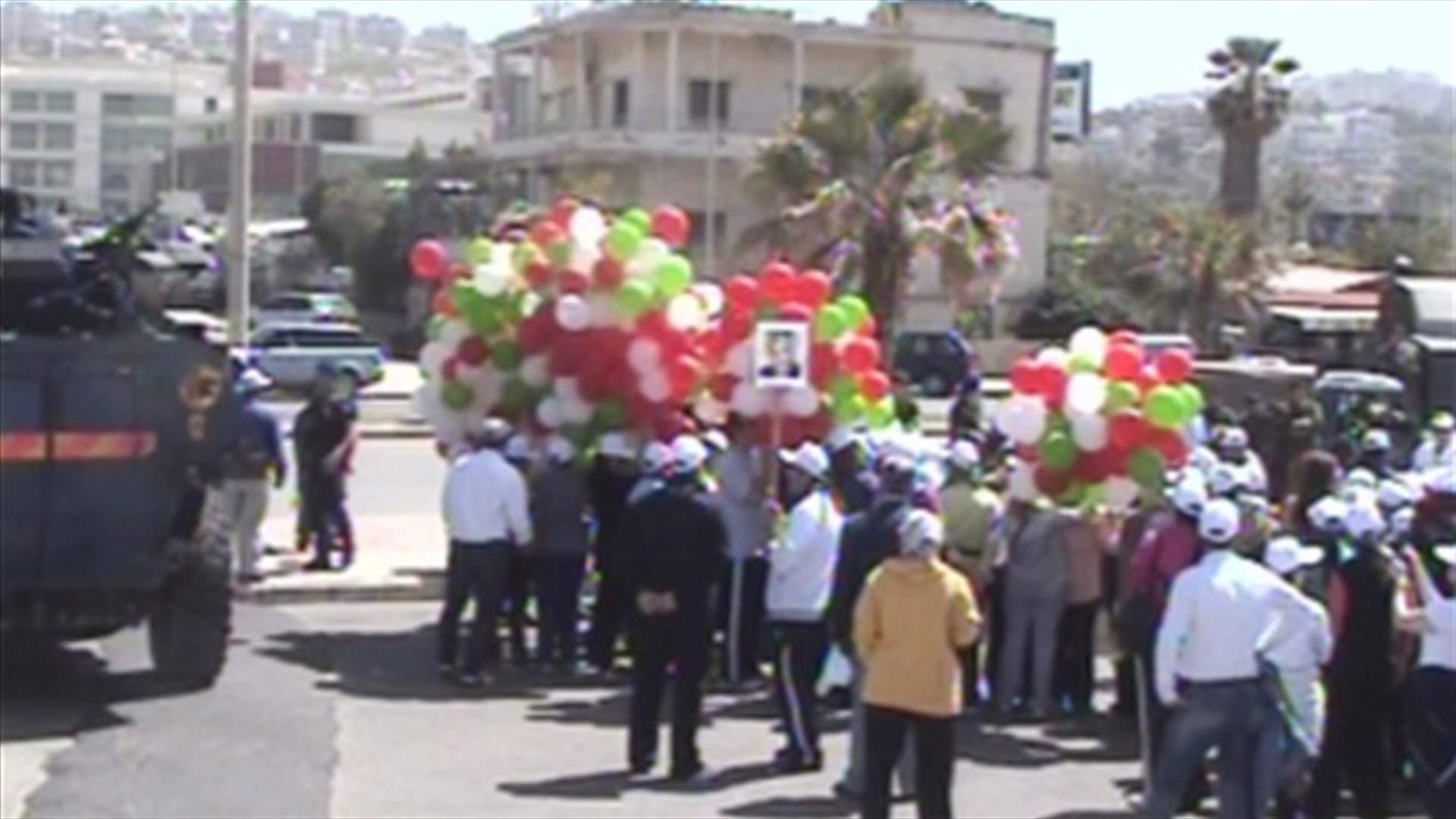 اعتصام للنازحين الفلسطينيين امام الاونروا في مخيم البداوي