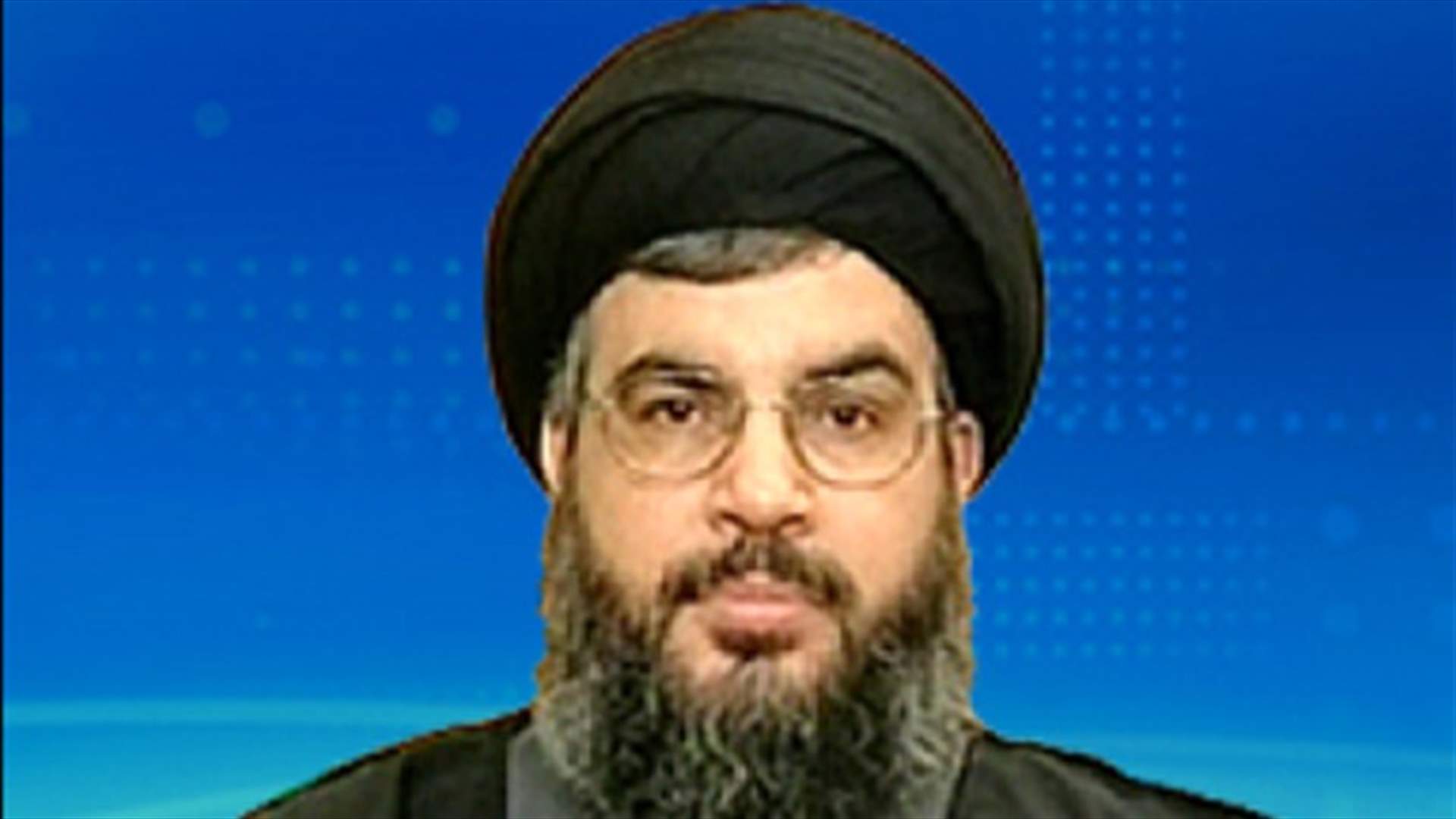 نصرالله يرفض القرار الاتهامي ويقدم وثائق تدين اسرائيل