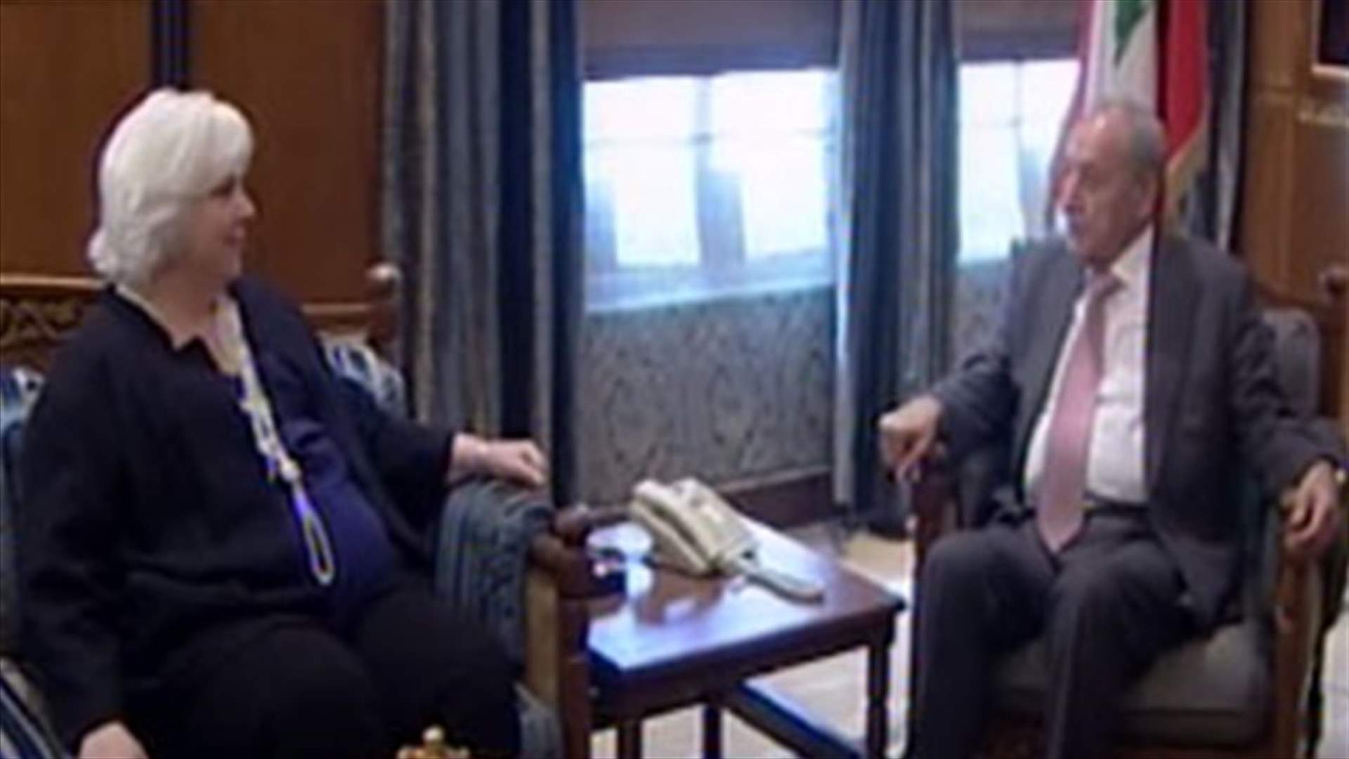 Speaker Berri meets US envoy Connelly over current juncture    