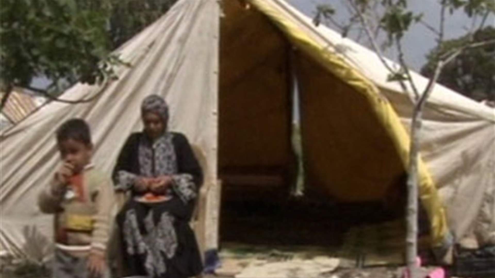 النازحون الفلسطينيون  في ضيافة ظروف معيشية صعبة 