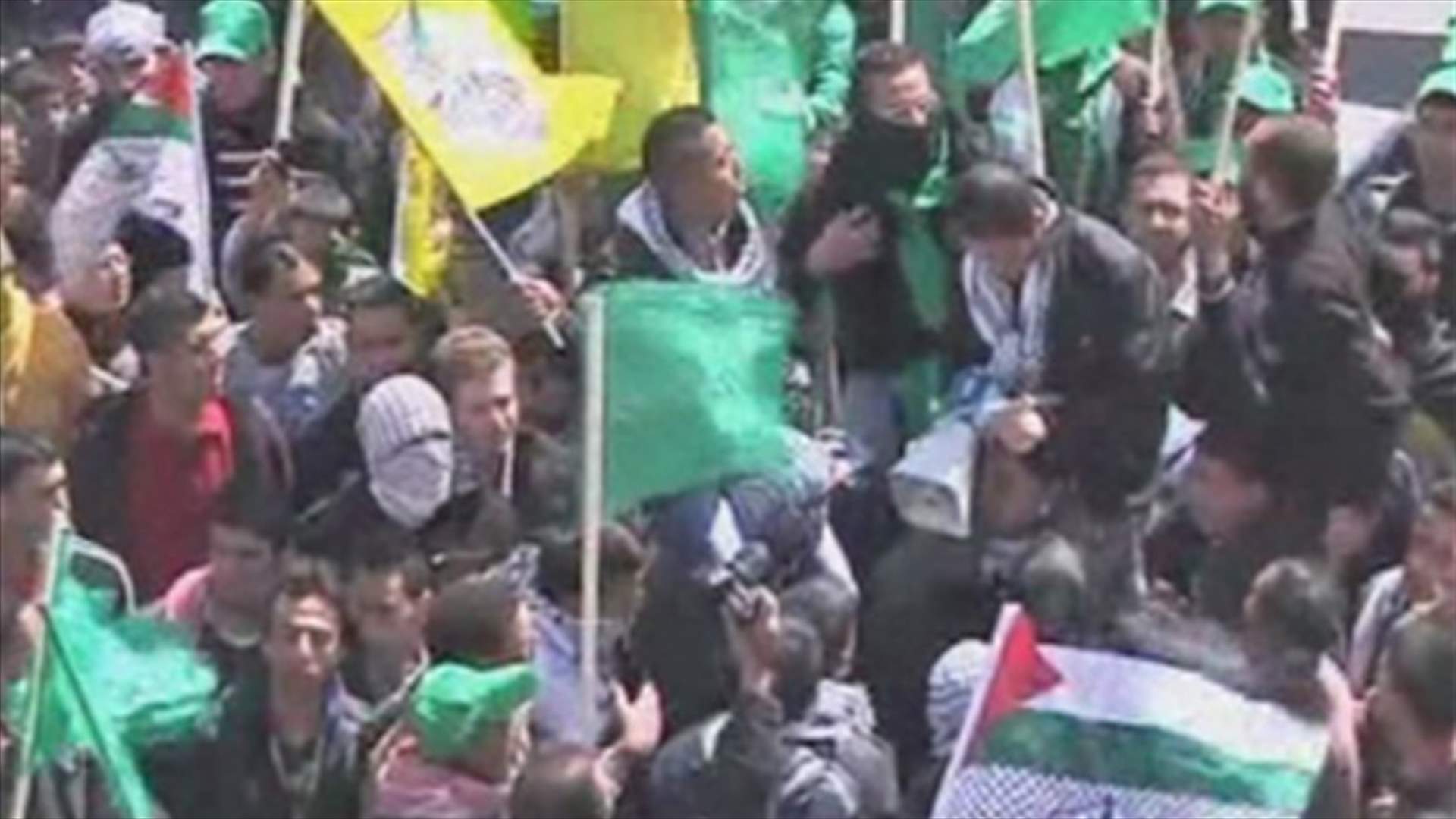 الفلسطنيون يودعون أبو حمدية