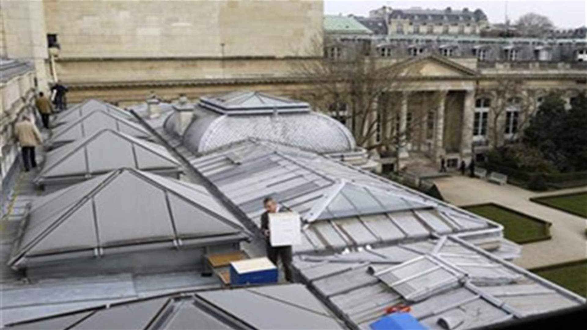 Rooftop beehives create buzz above French parliament