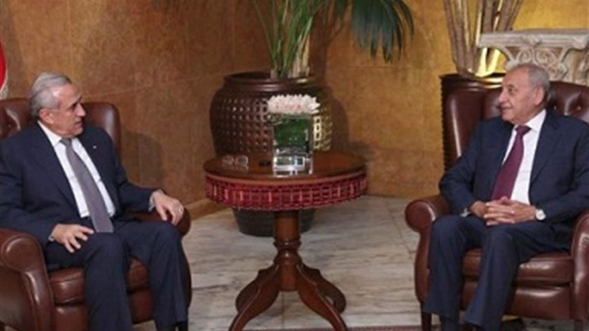 تلاسن وعصبية بين بري وسليمان 