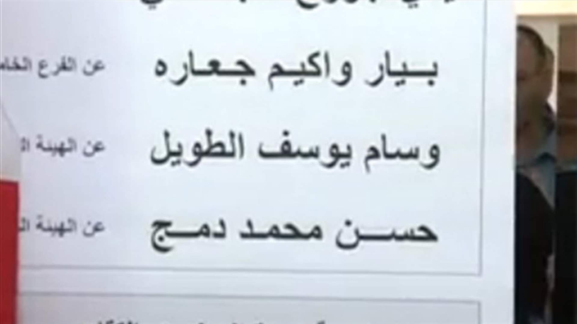  تحالف قوى 14 اذار فاز في الانتخابات الفرعية لنقابة المهندسين 
