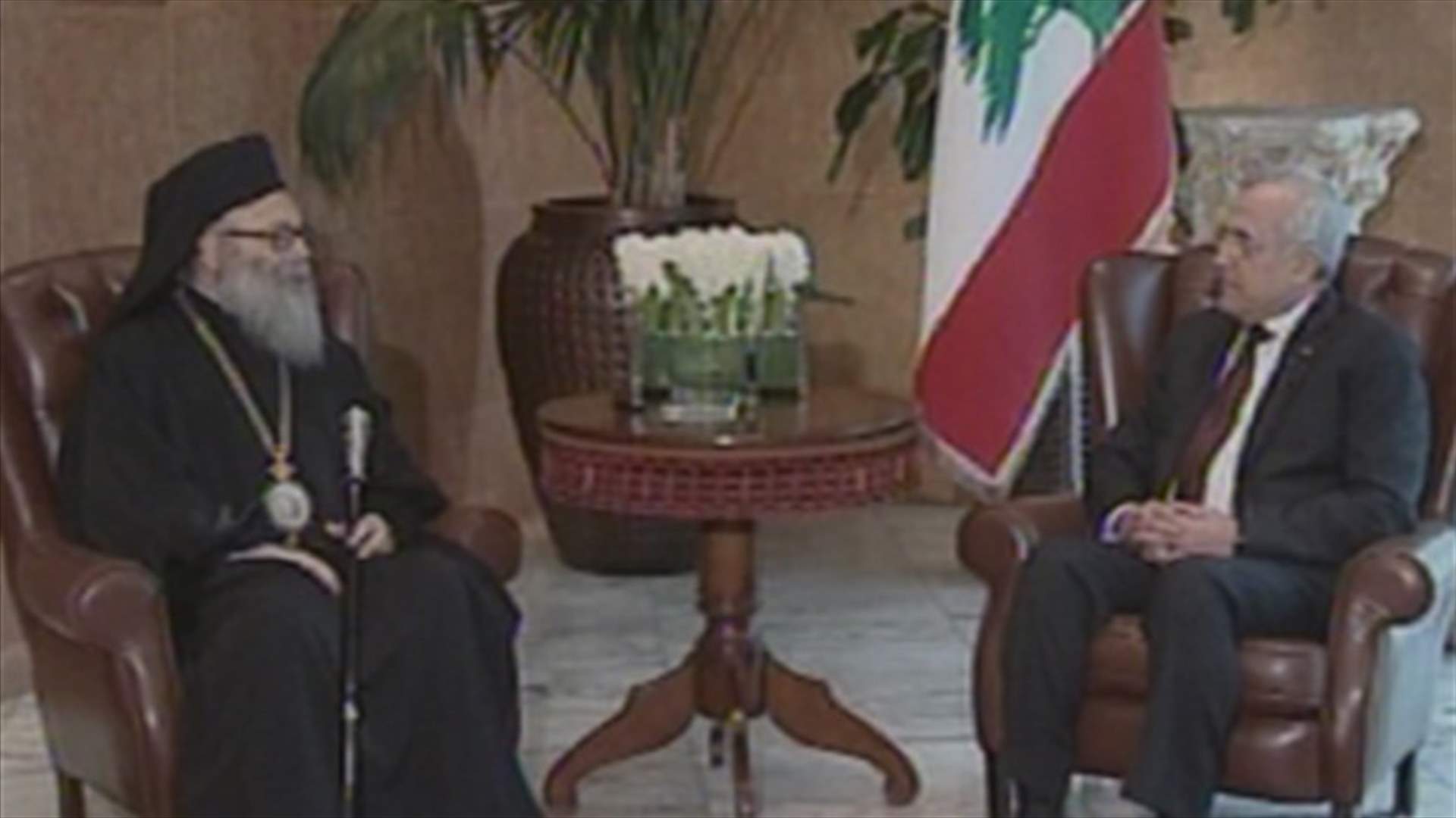 سليمان استقبل يازجي ومقبل وزوارا وعزى نجاد 